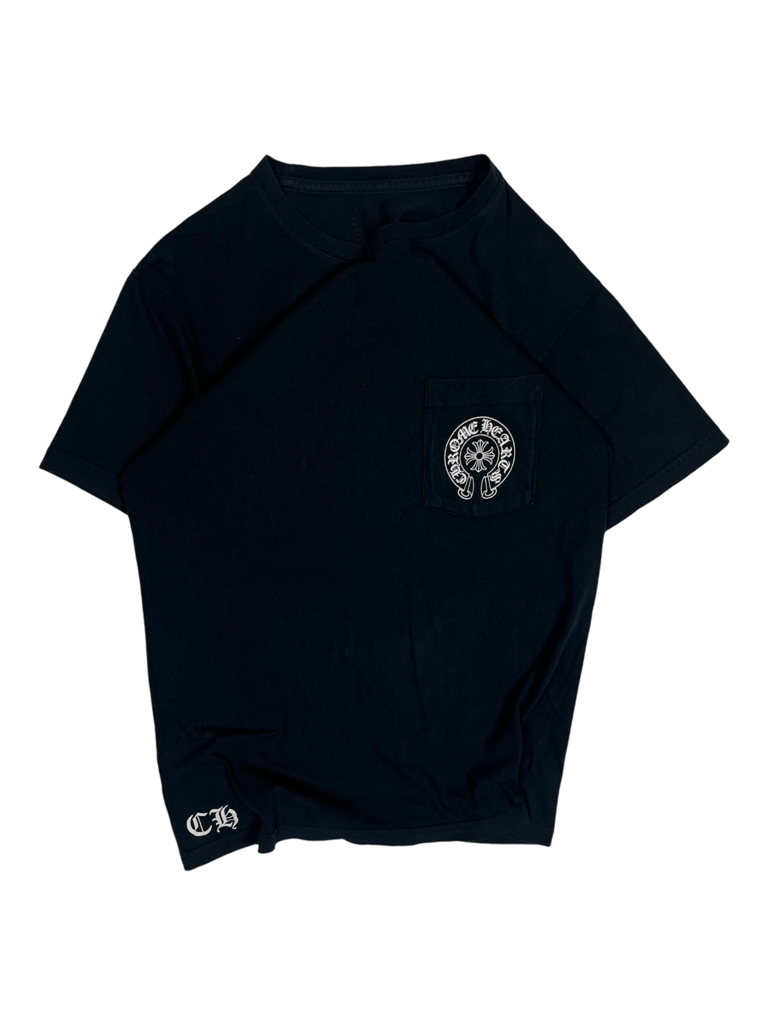 Chrome Hearts Black Los Angeles Horseshoe Logo Tee