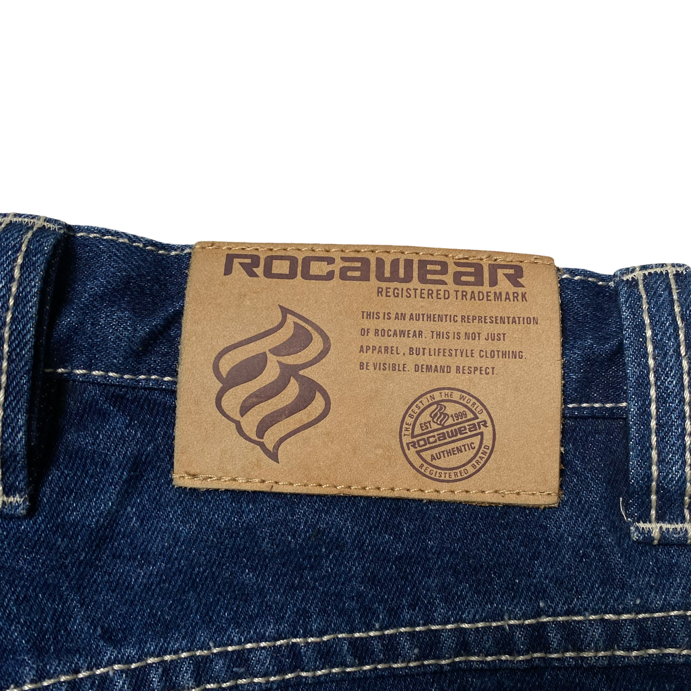 Roca Wear Navy Denim Jorts