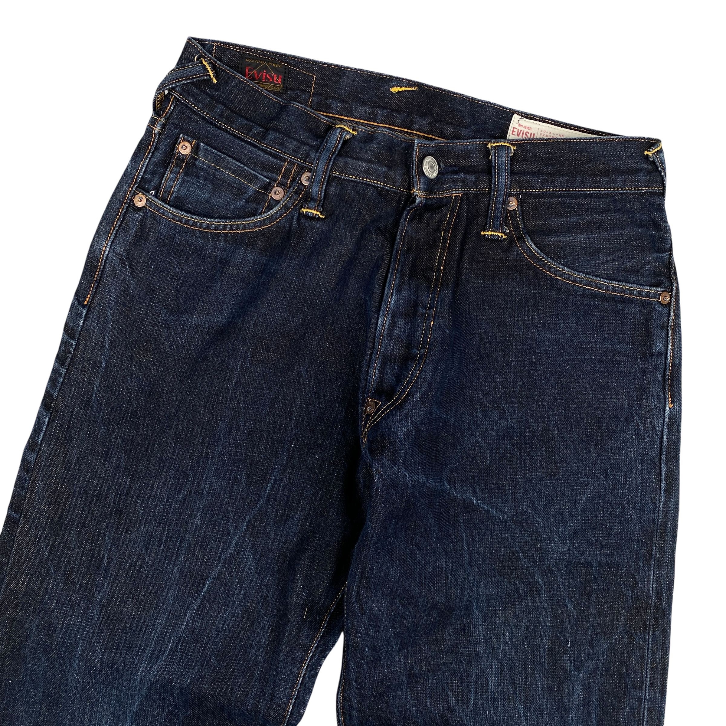 Evisu Big Seagull Logo Navy Jeans