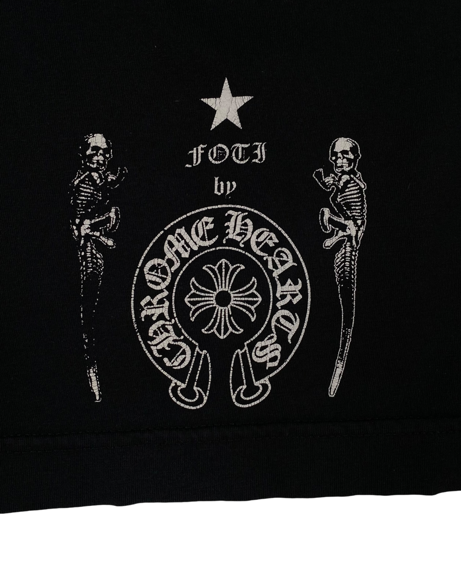 Chrome Hearts x Foti Black Triangle Logo Tee