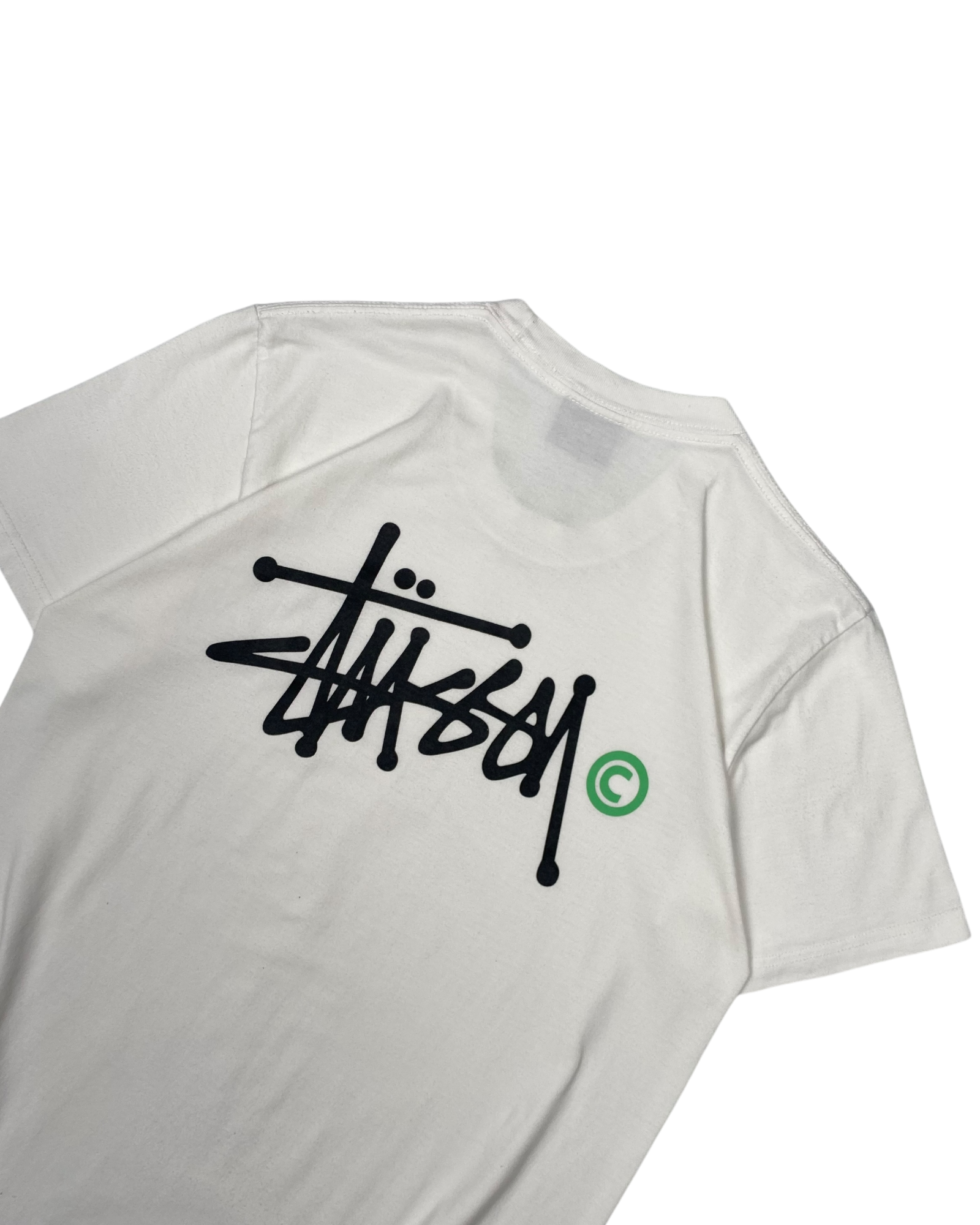 Stussy White Logo Tee