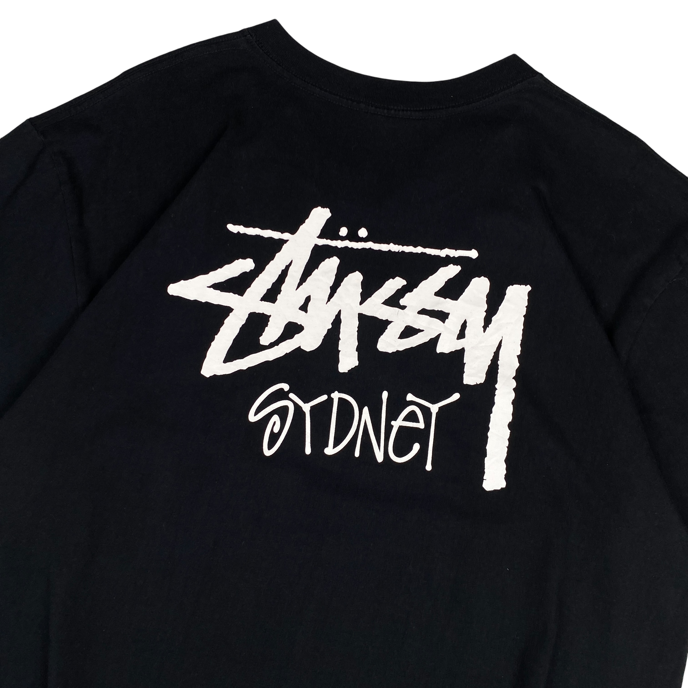 Stussy Black Sydney Logo Tee