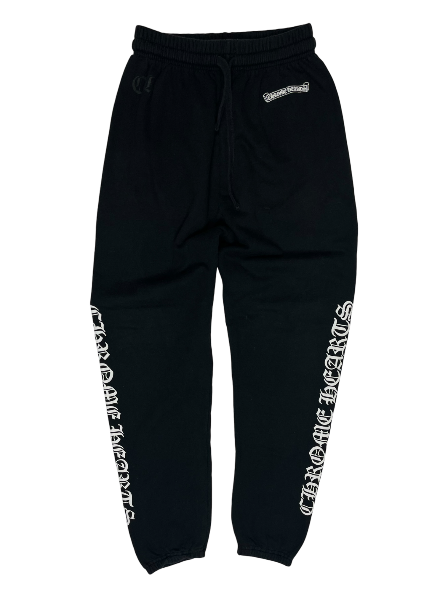 Chrome Hearts Black White Old English Sweatpants