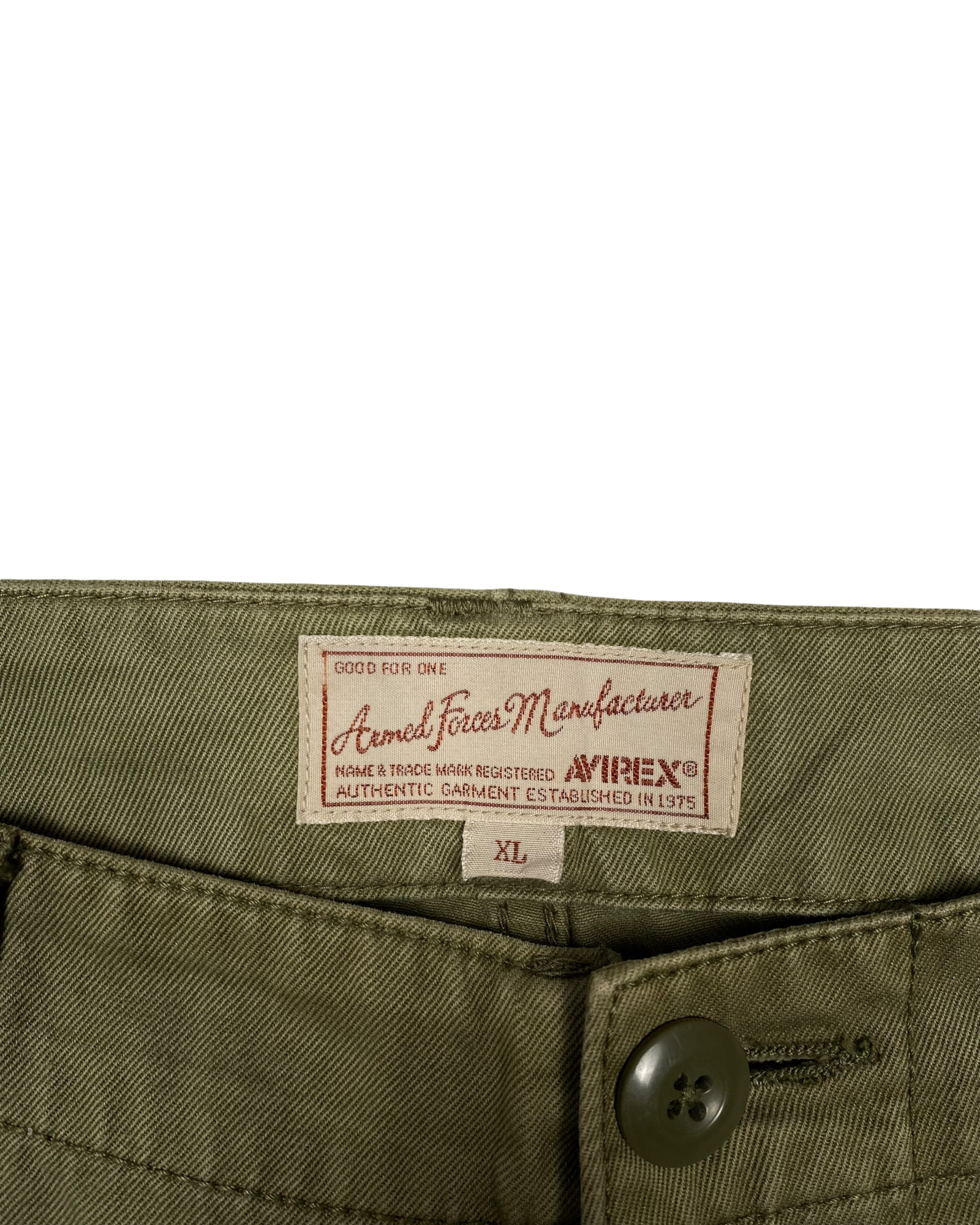 Avirex Green Cargo Jorts