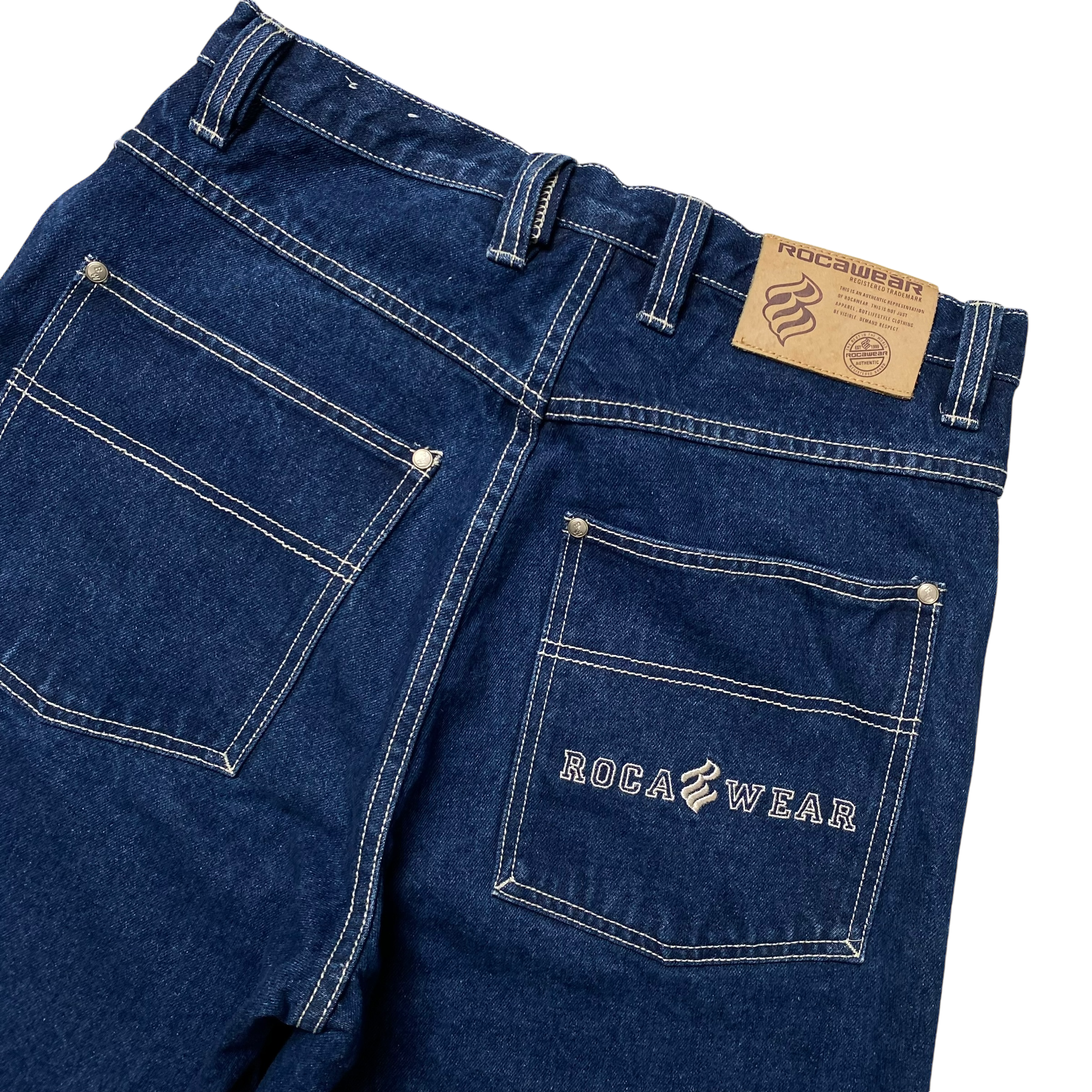 Roca Wear Navy Denim Jorts