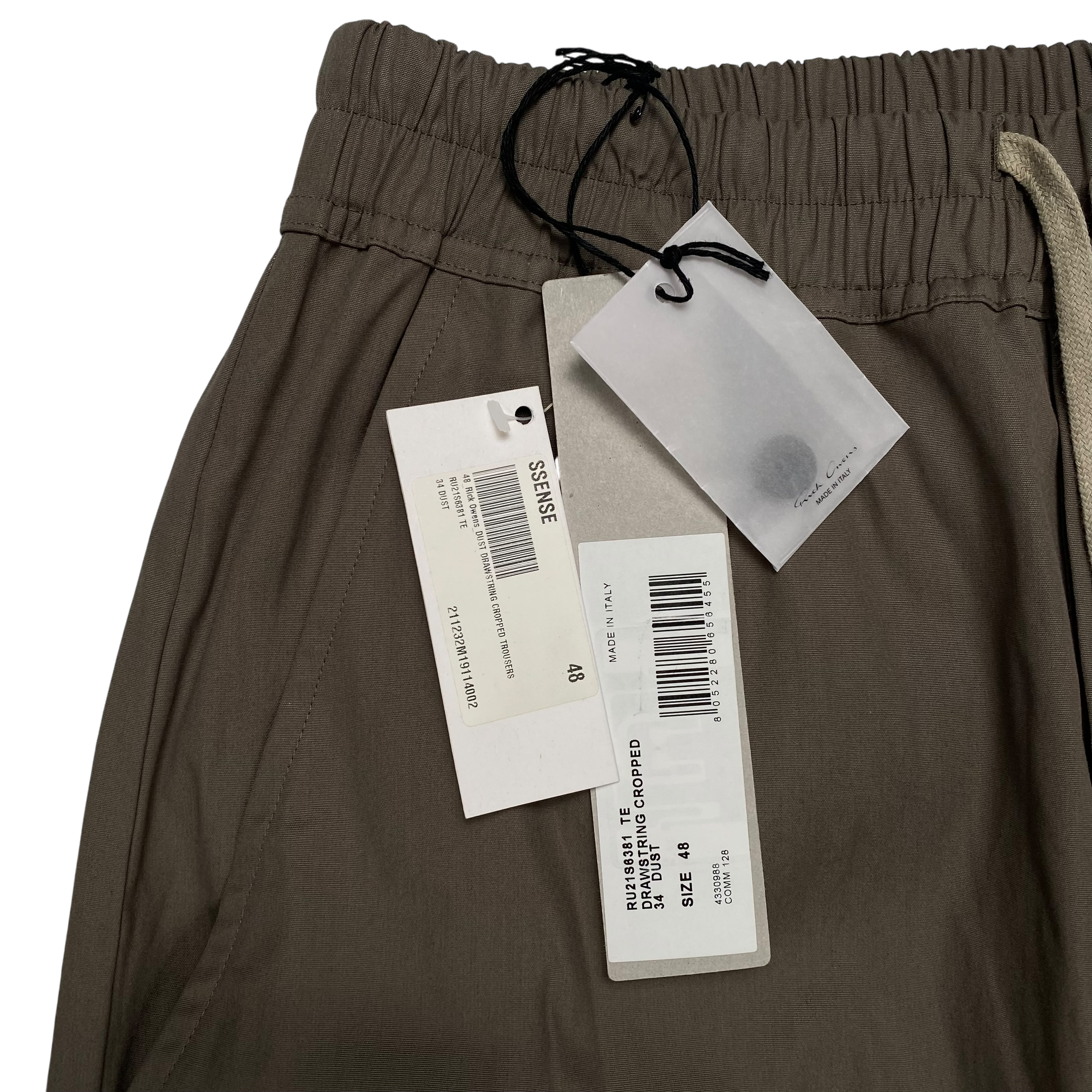 Rick Owens Tan Darkshdw Cargo Pants