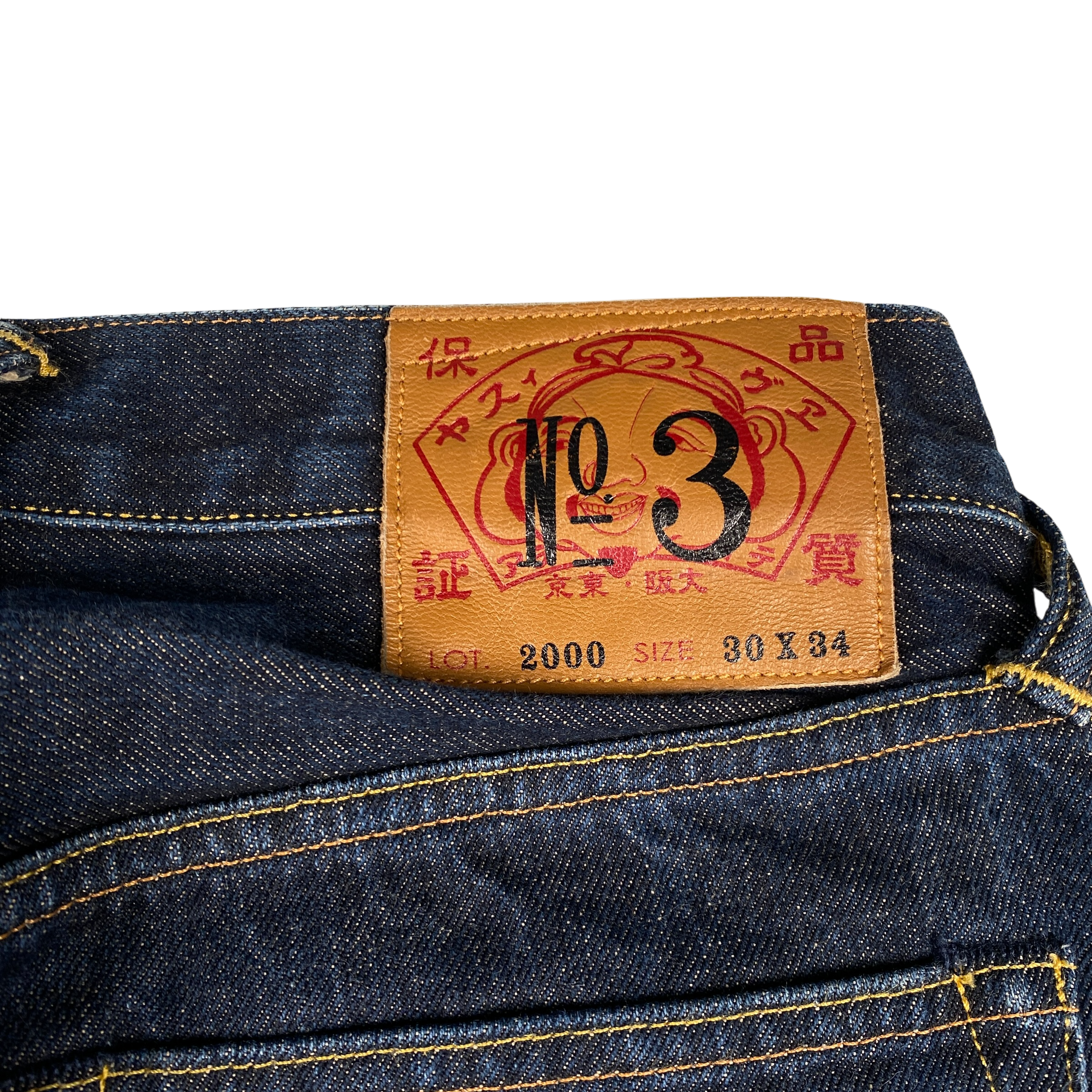 Evisu Big Seagull Logo Navy Jeans