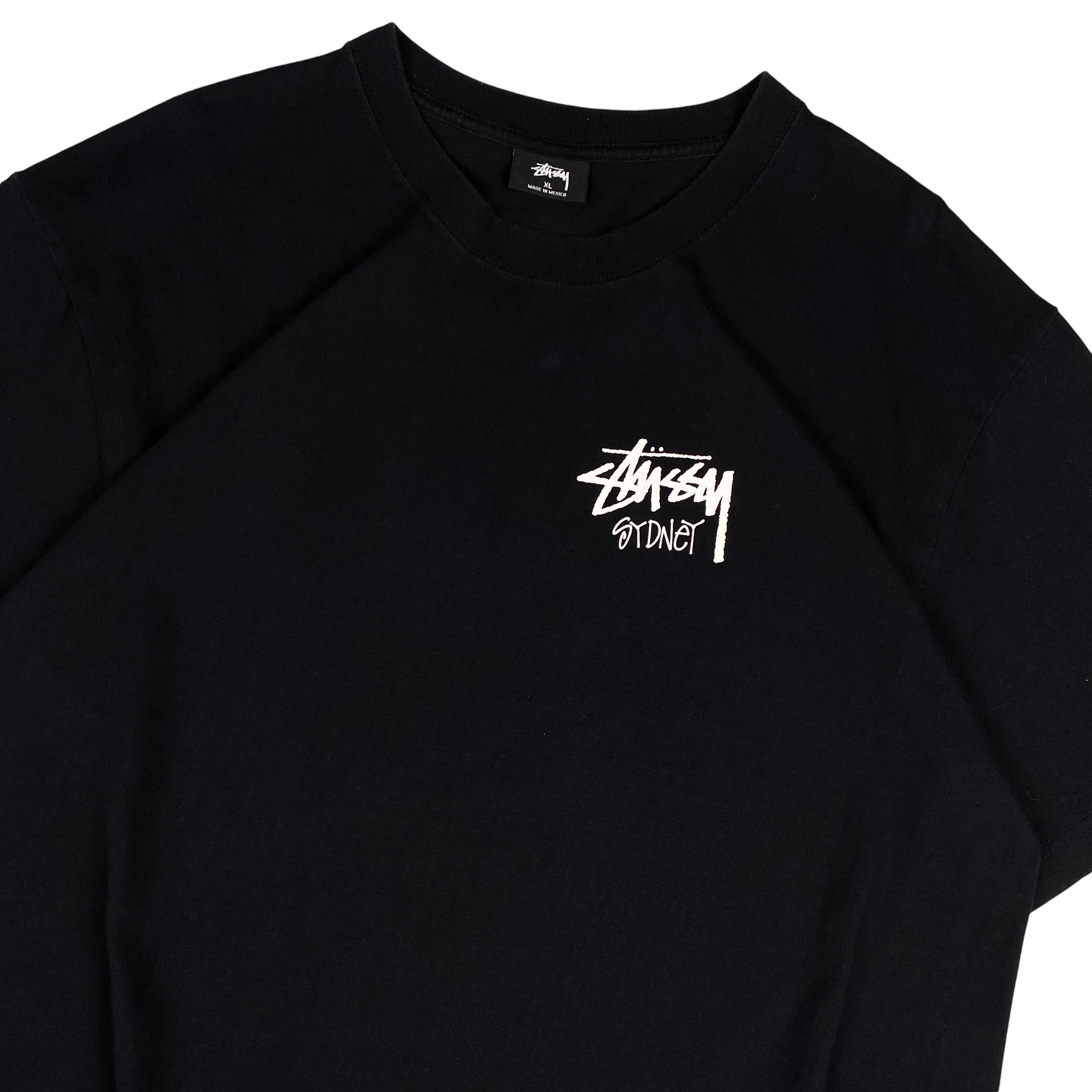 Stussy Black Sydney Logo Tee