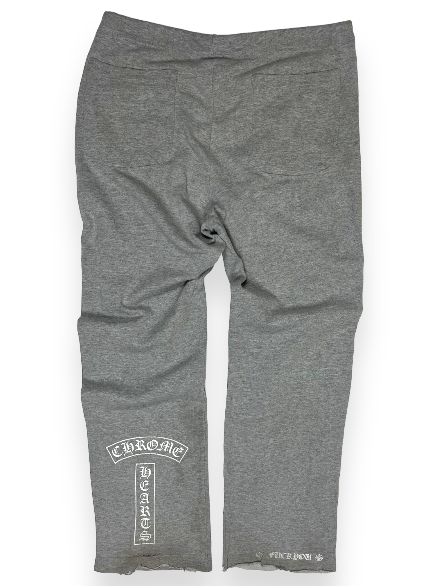 Chrome Hearts Grey Horseshoe Logo Trackpants