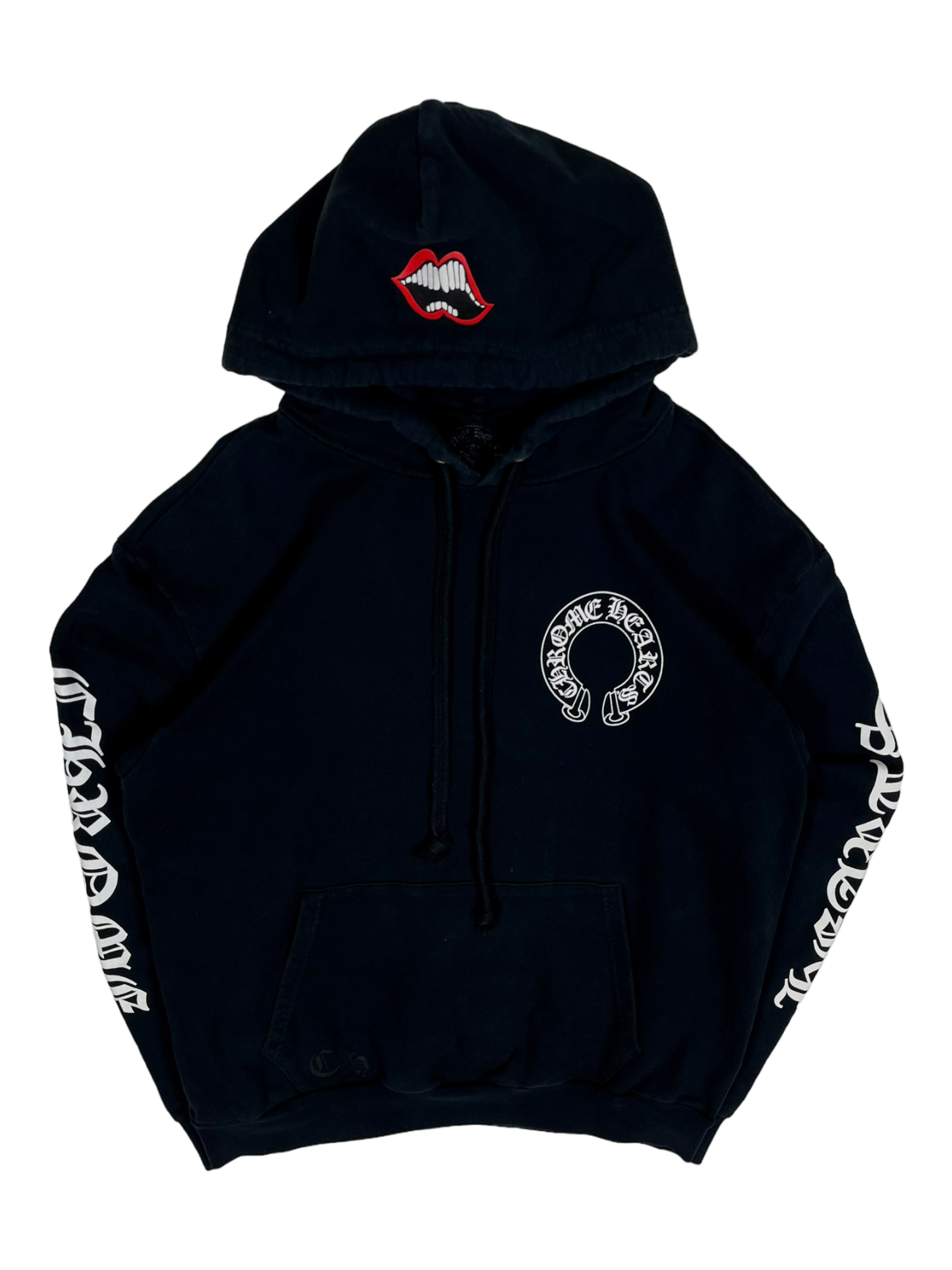 Chrome Hearts Matty Boy Black Chomper Horseshoe Hoodie