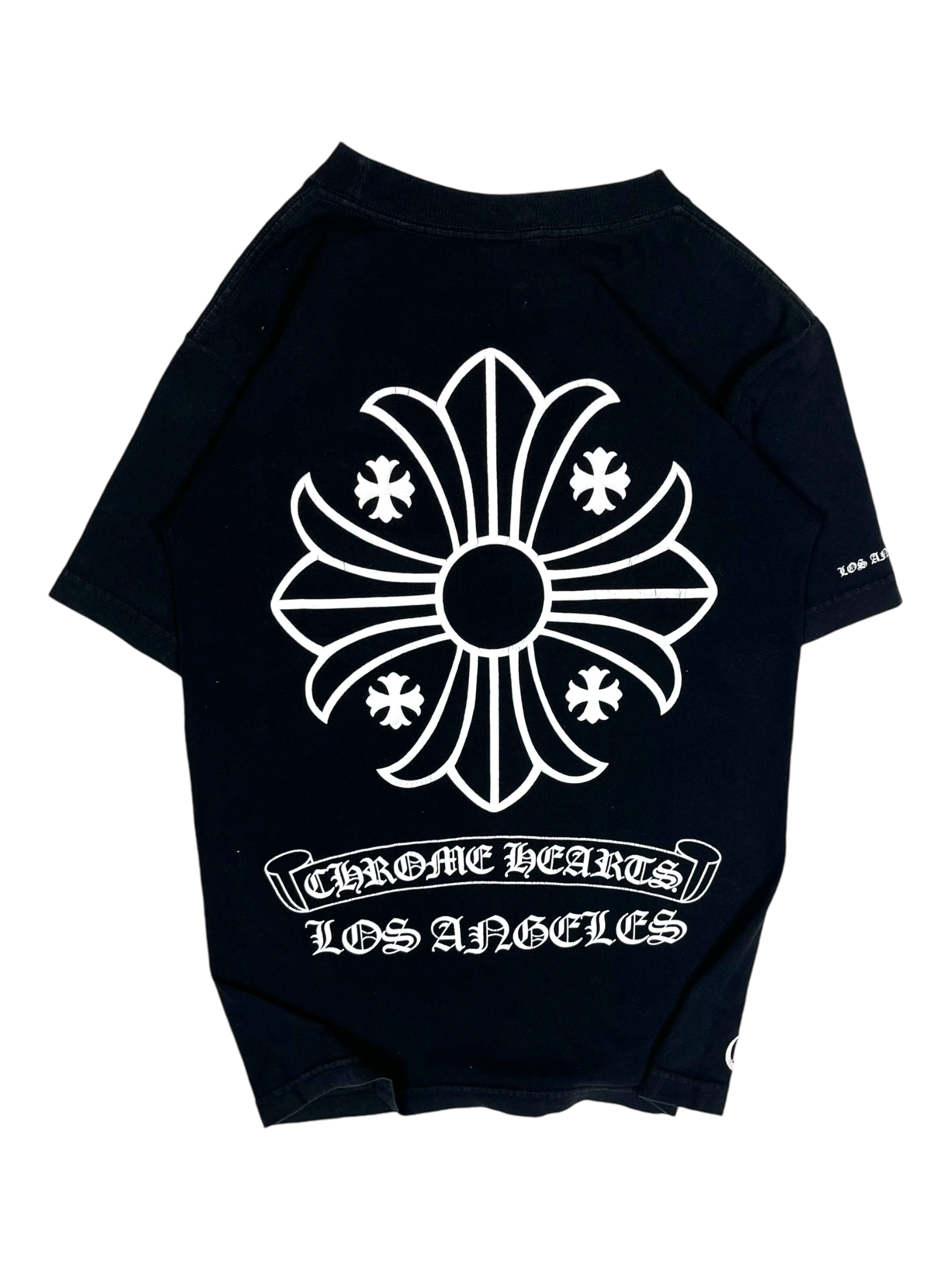 Chrome Hearts Black Los Angeles Cross Logo Tee