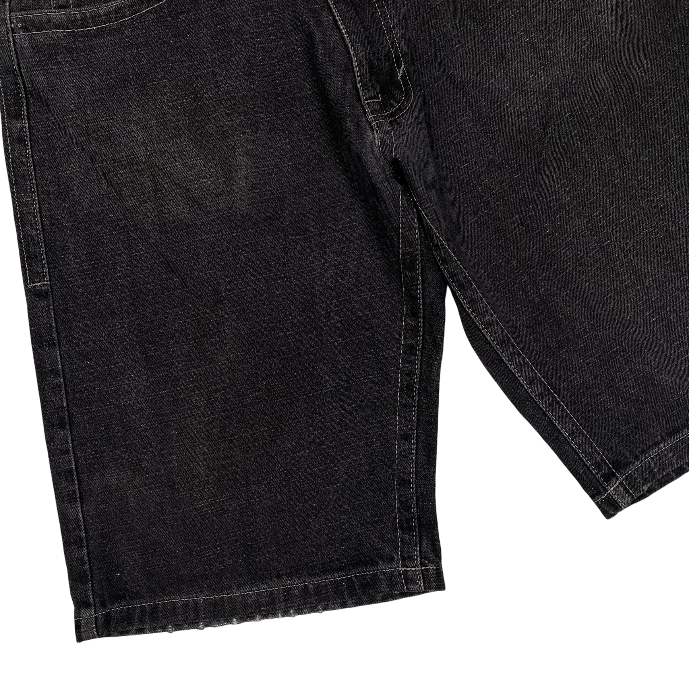 Avirex Black Jeans Jorts