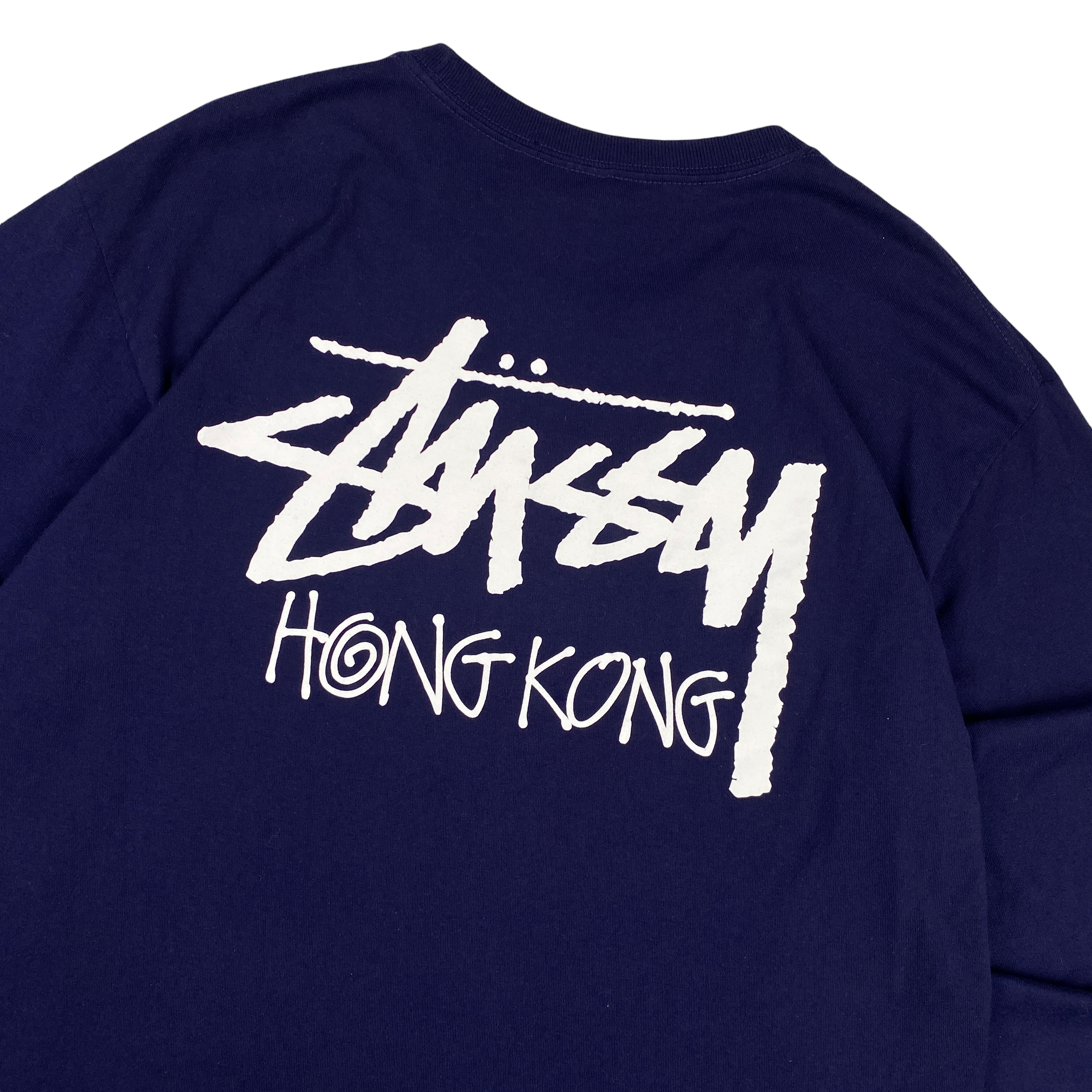 Stussy Navy Hong Kong Longsleeve