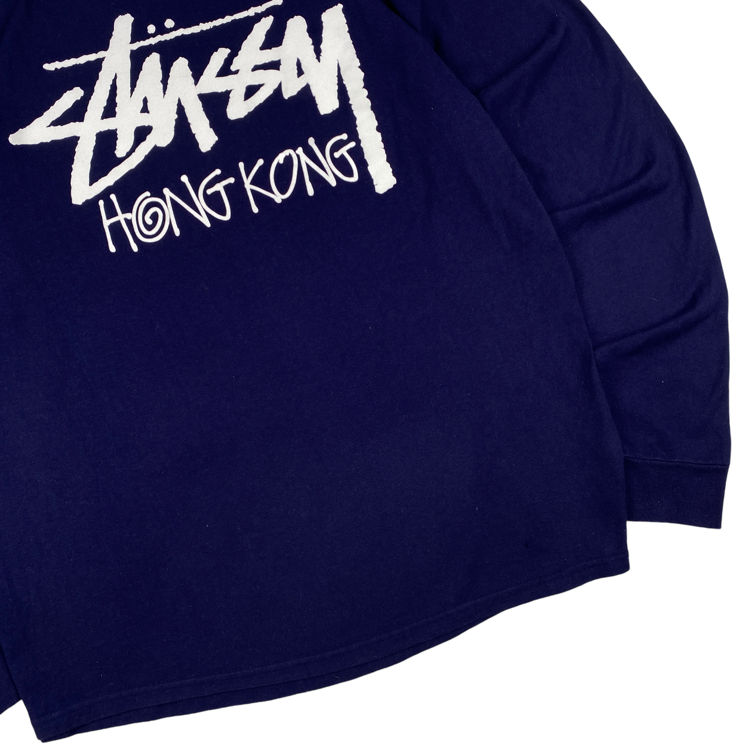 Stussy Navy Hong Kong Longsleeve