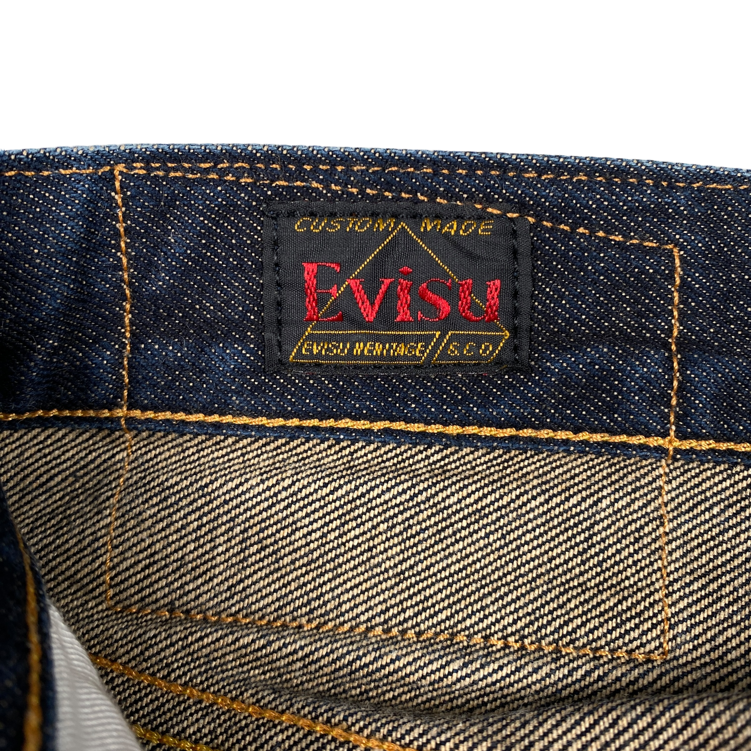 Evisu Big Seagull Logo Navy Jeans