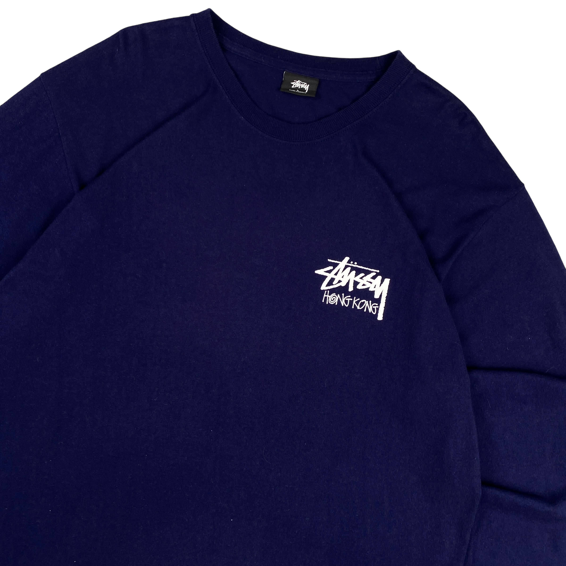 Stussy Navy Hong Kong Longsleeve