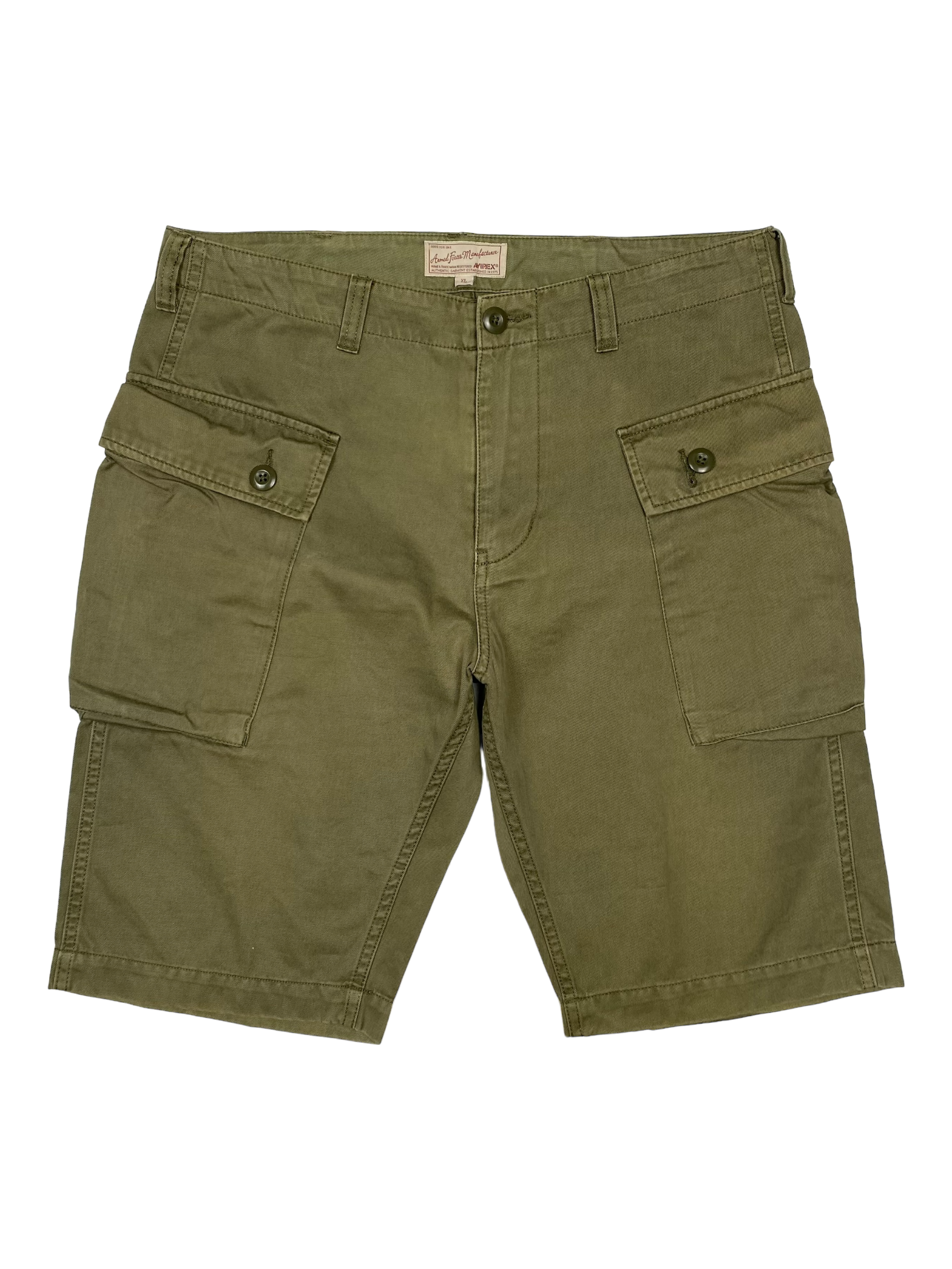 Avirex Green Cargo Jorts