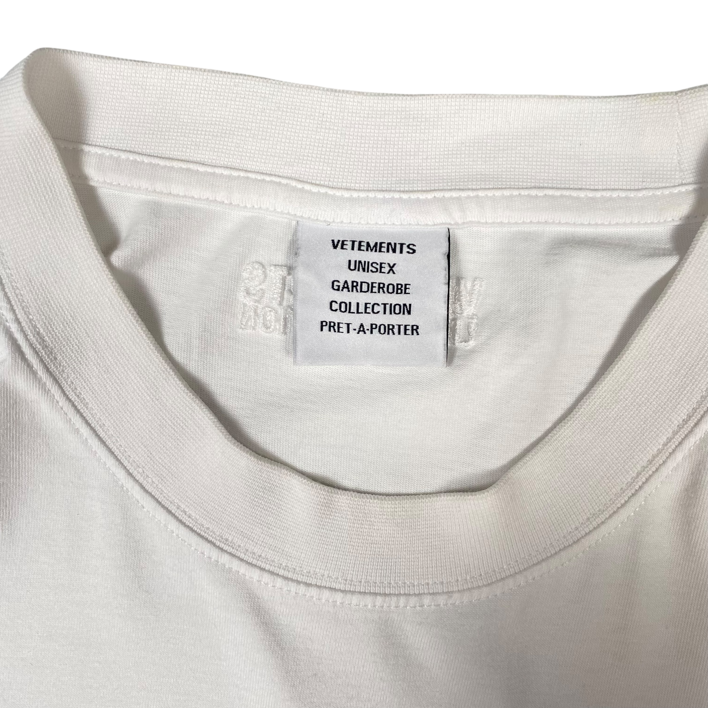 Vetements White Pink Tee