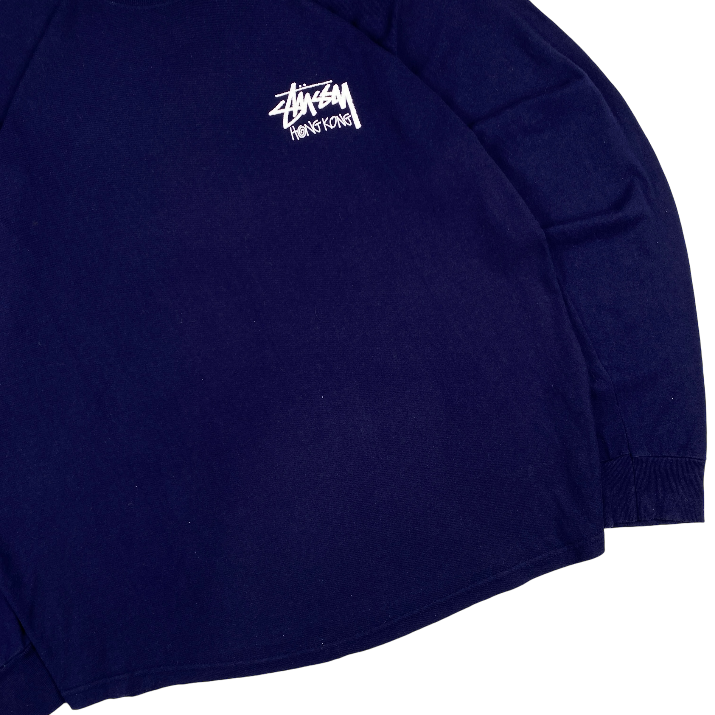 Stussy Navy Hong Kong Longsleeve