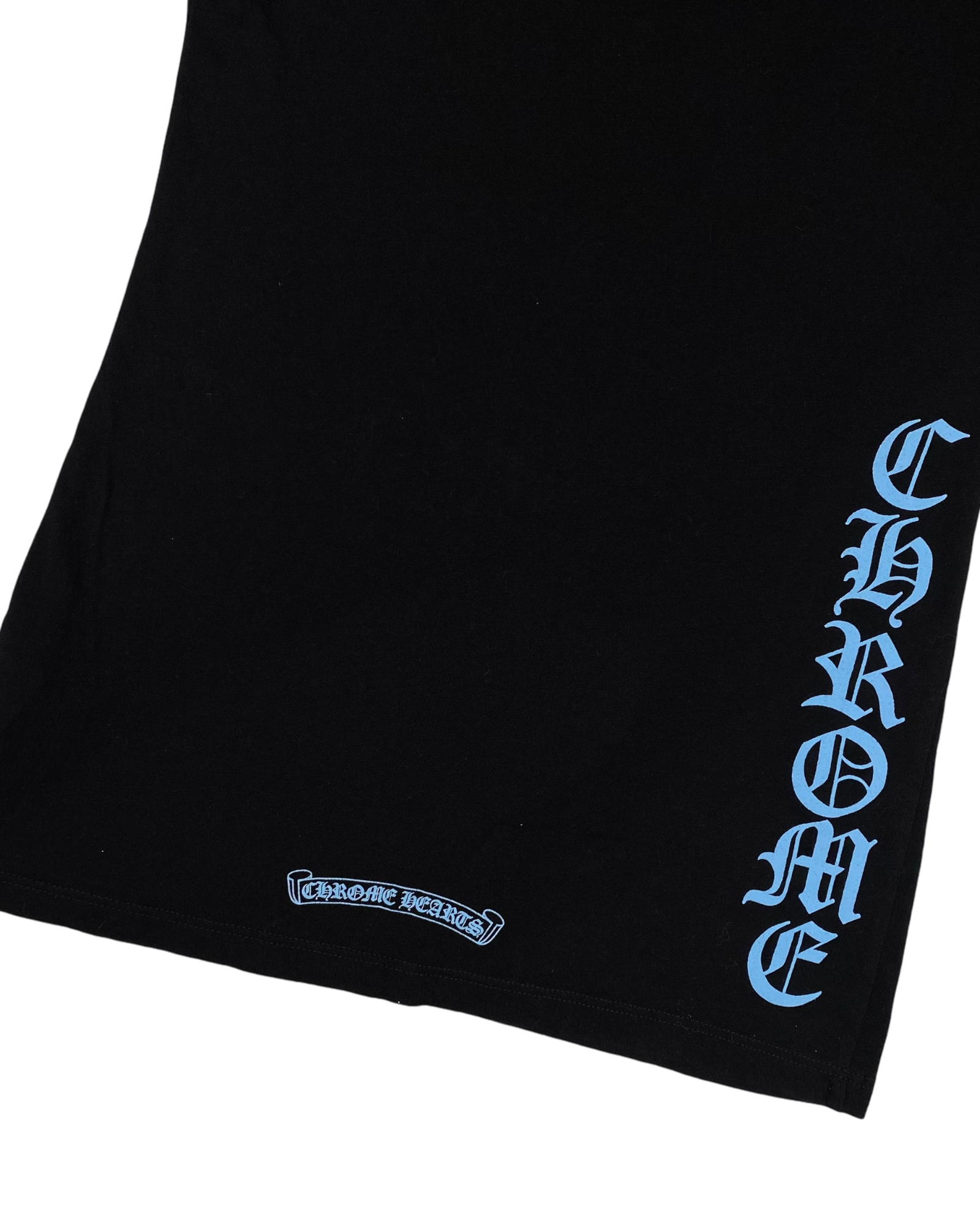 Chrome Hearts Wmns Blue V Neck Tee