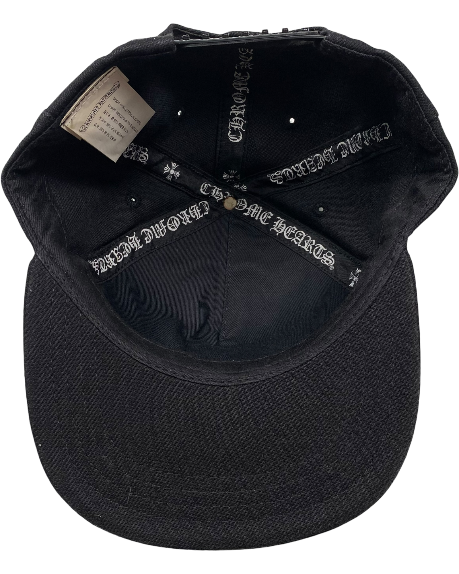 Chrome Hearts Black Cross Cap