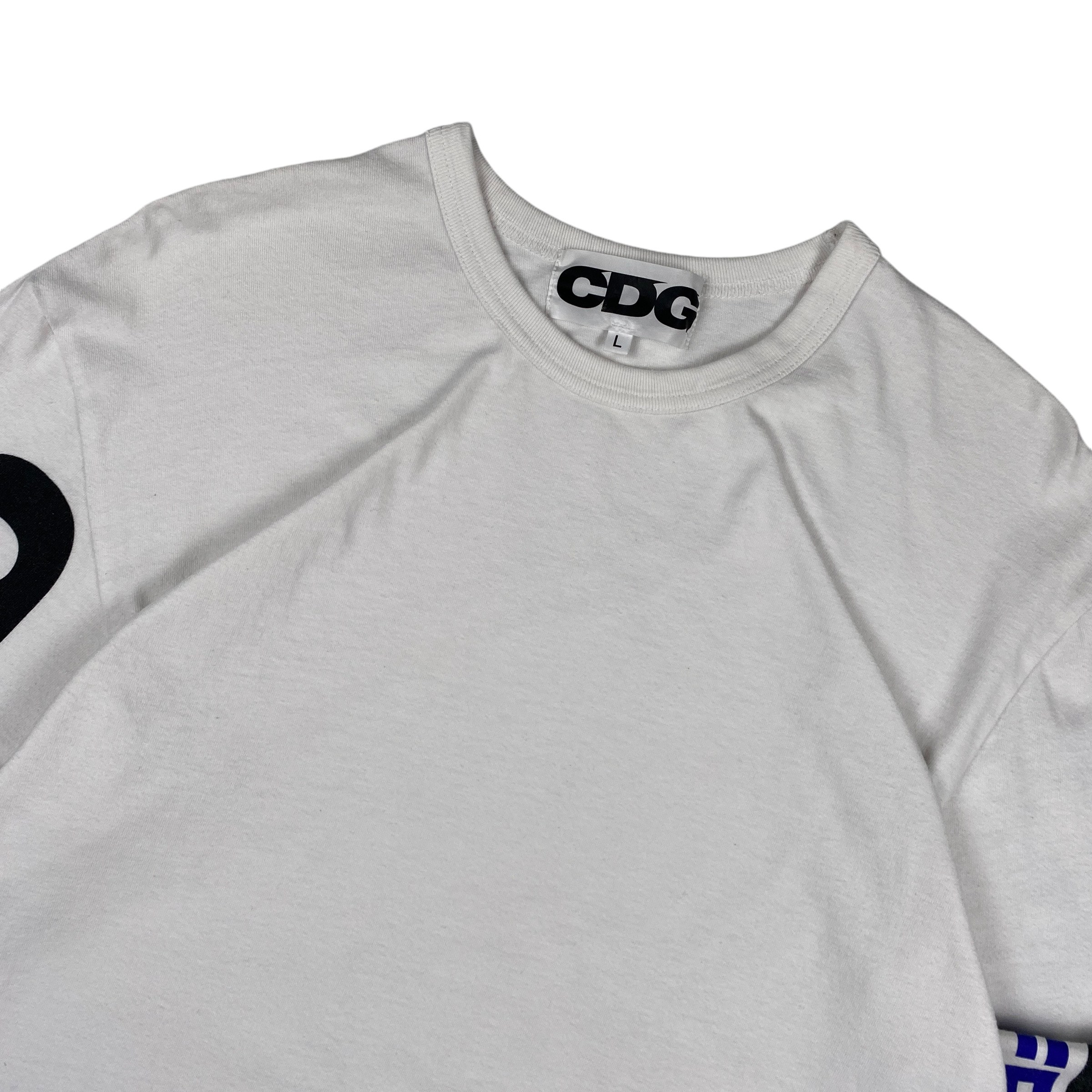 COMMEdesGARÇONS White Blue Longsleeve