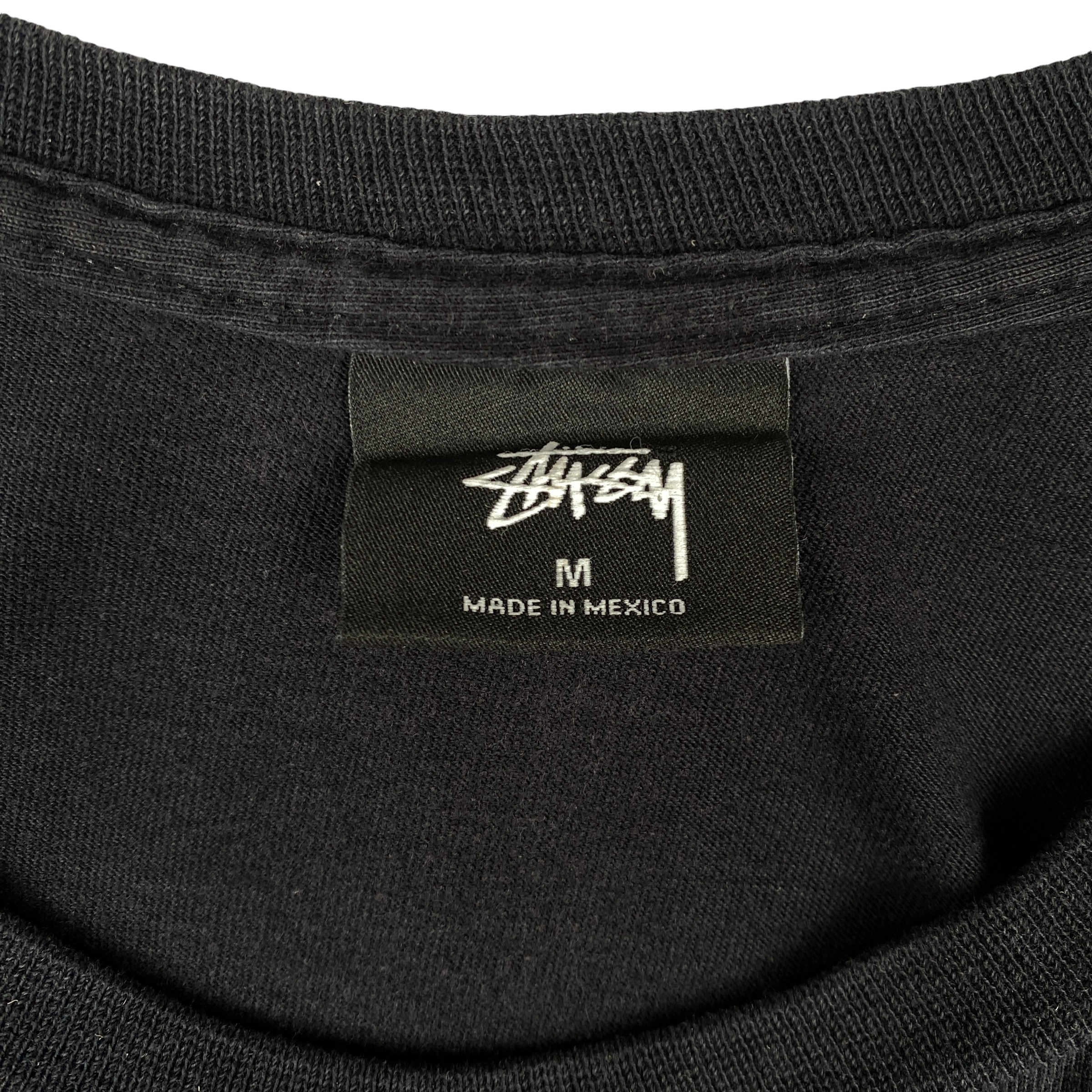 Stussy Black Red Copyright Logo Tee