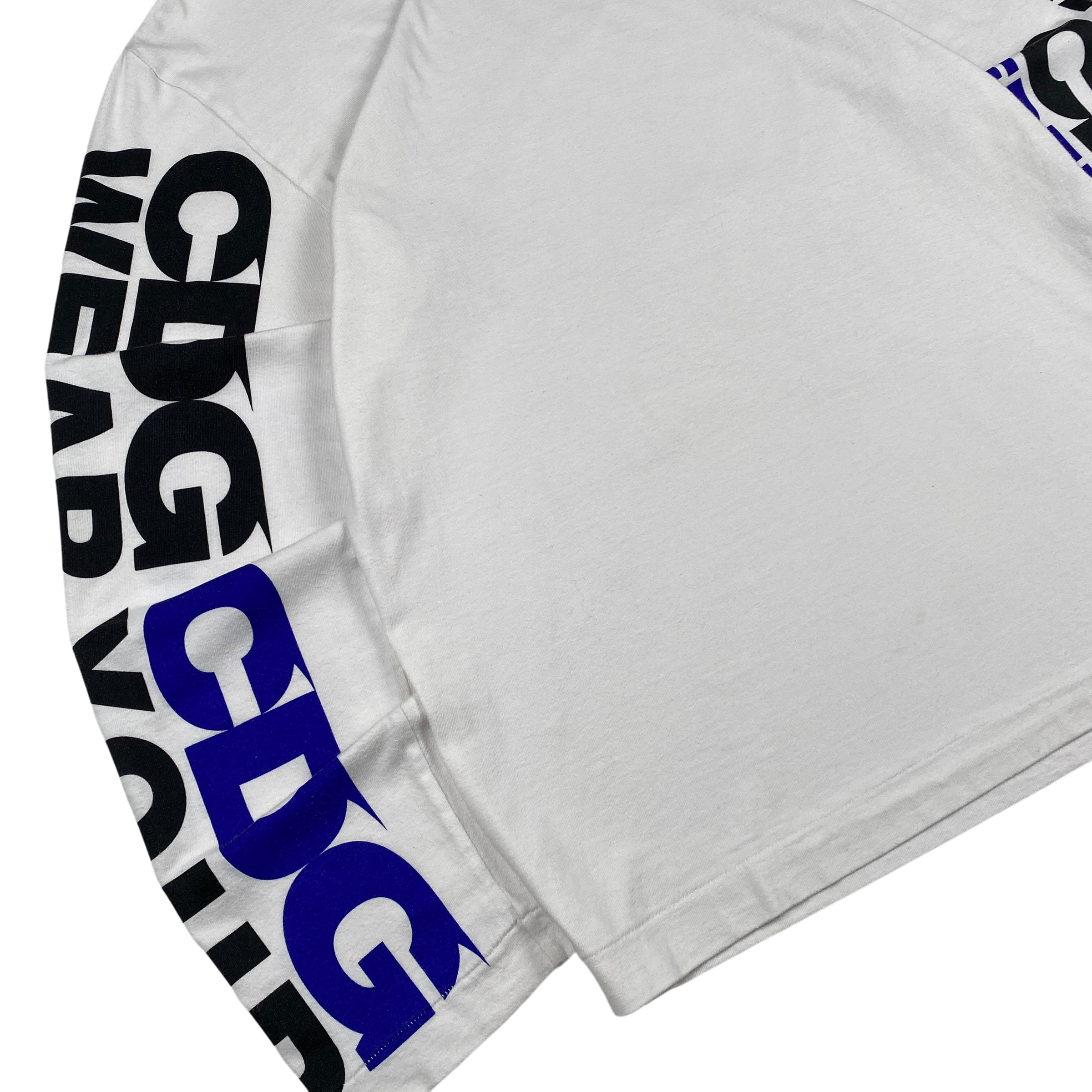 COMMEdesGARÇONS White Blue Longsleeve