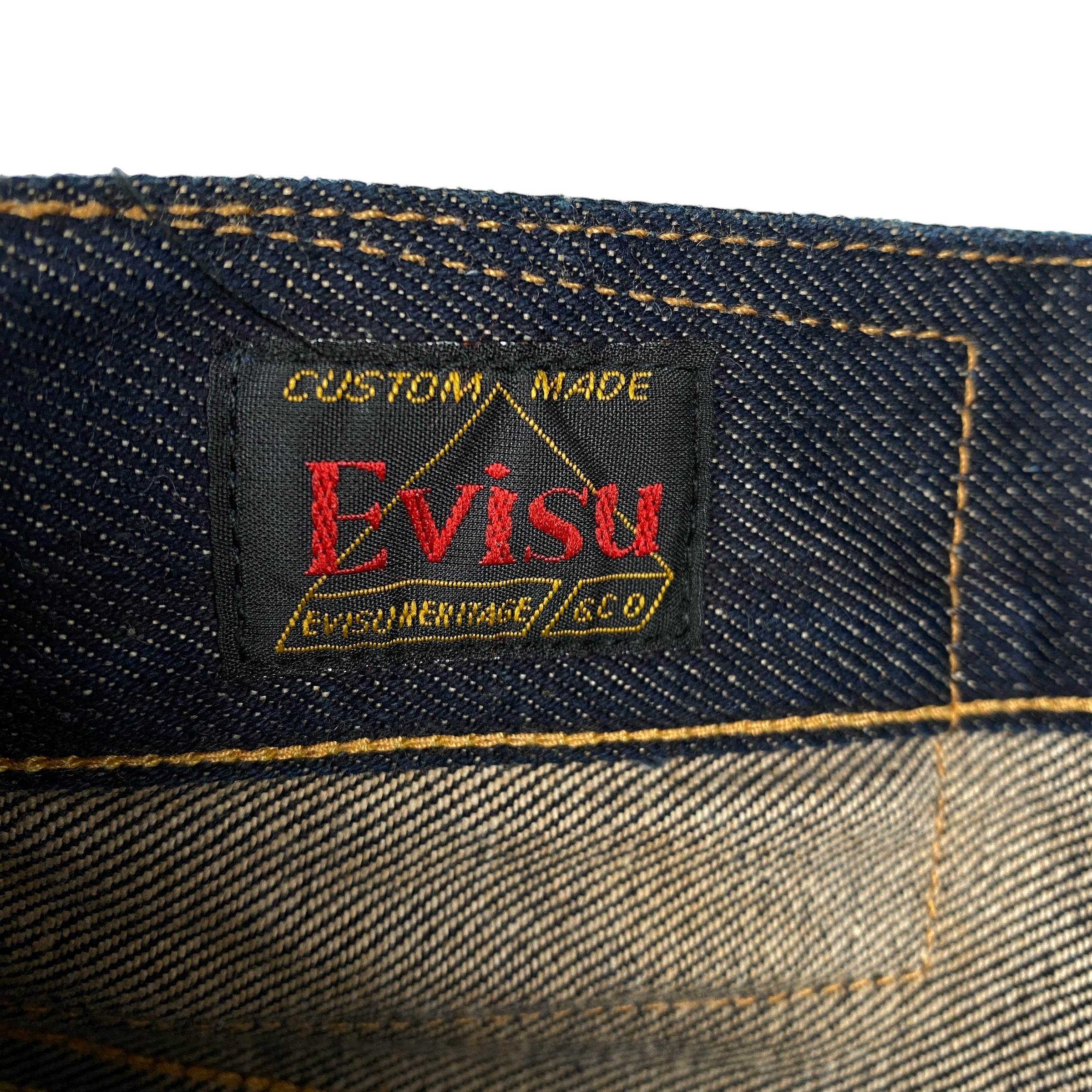 Evisu Spellout Diacock Navy Jeans