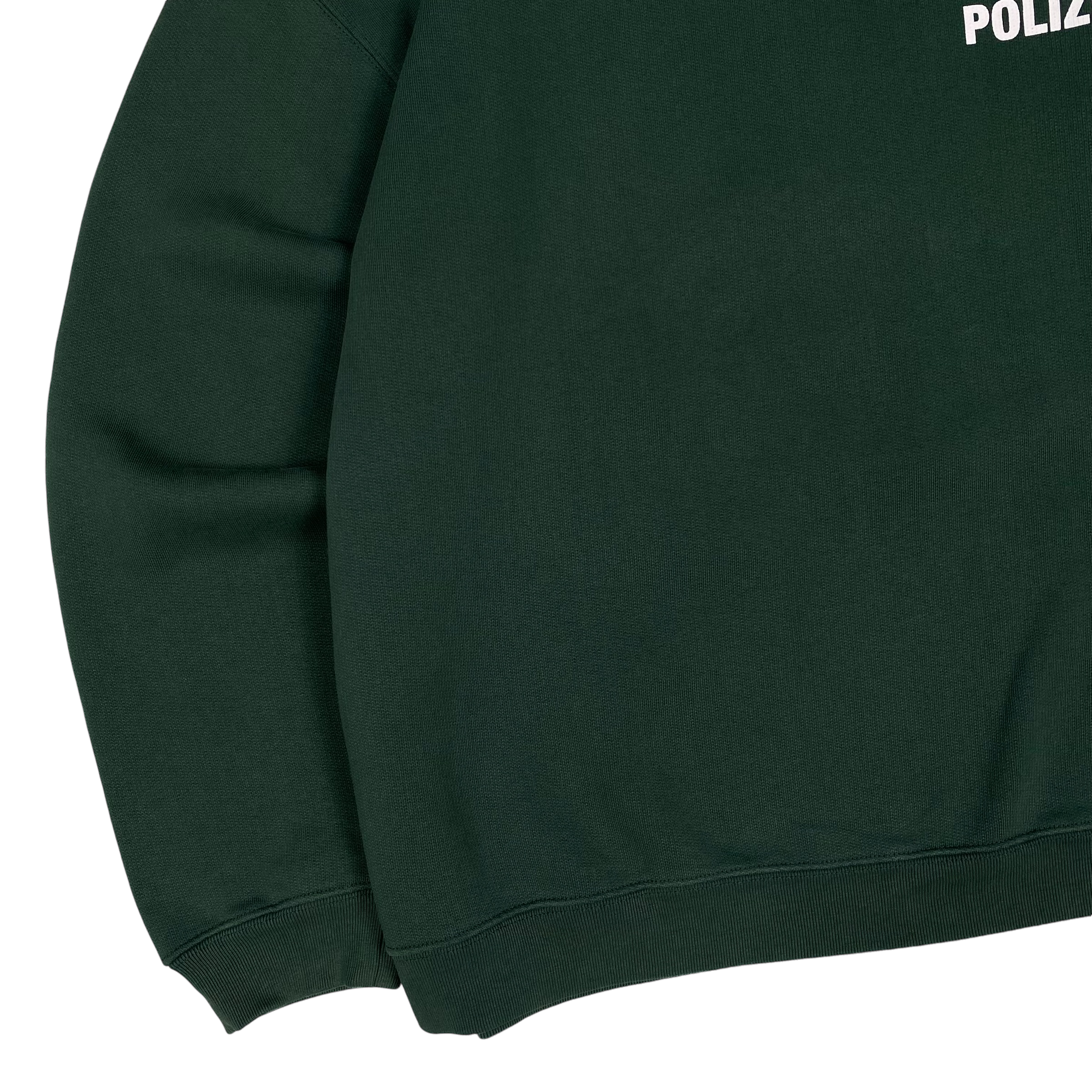 Vetements Green Polizei Crewneck