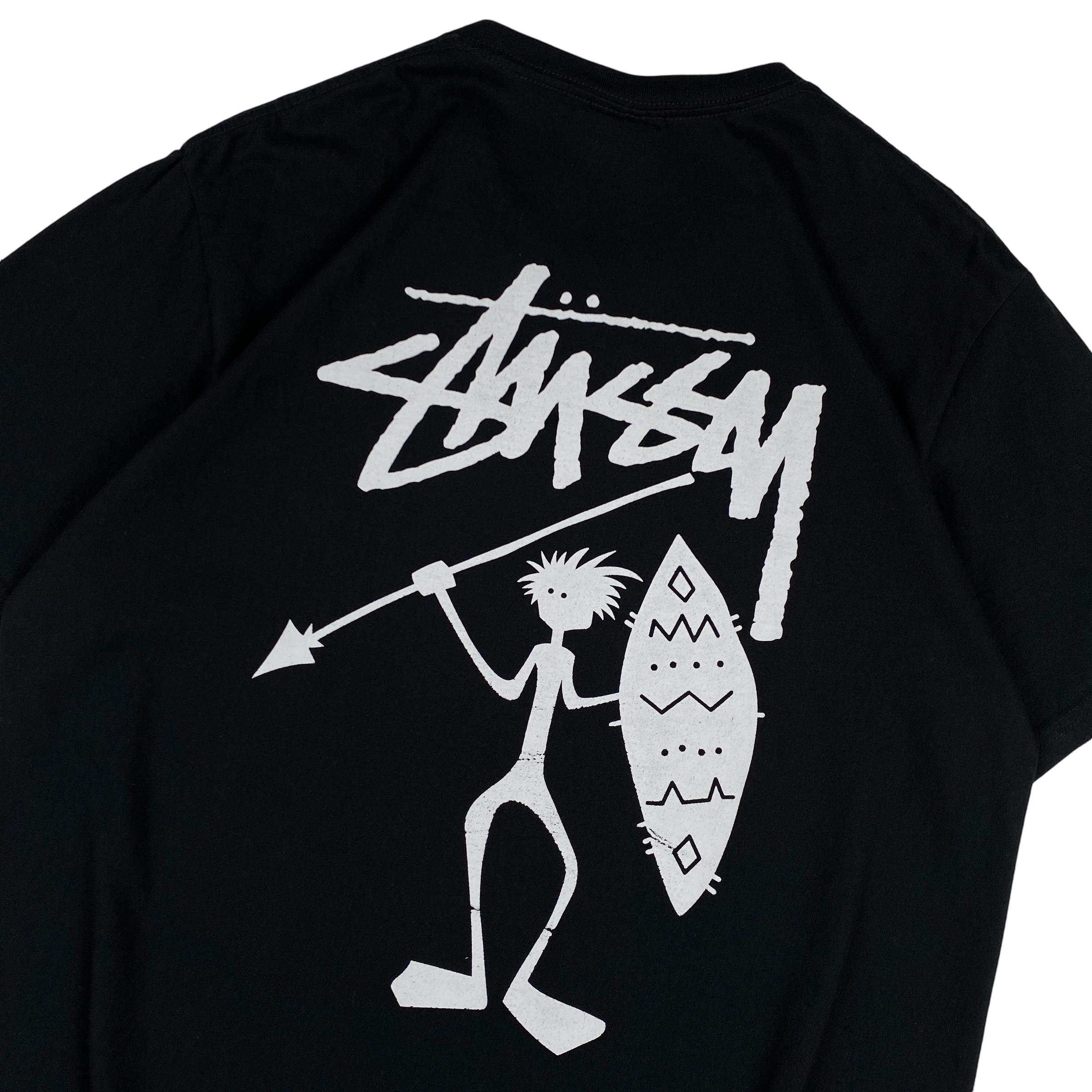 Stussy Black Surf Logo Tee