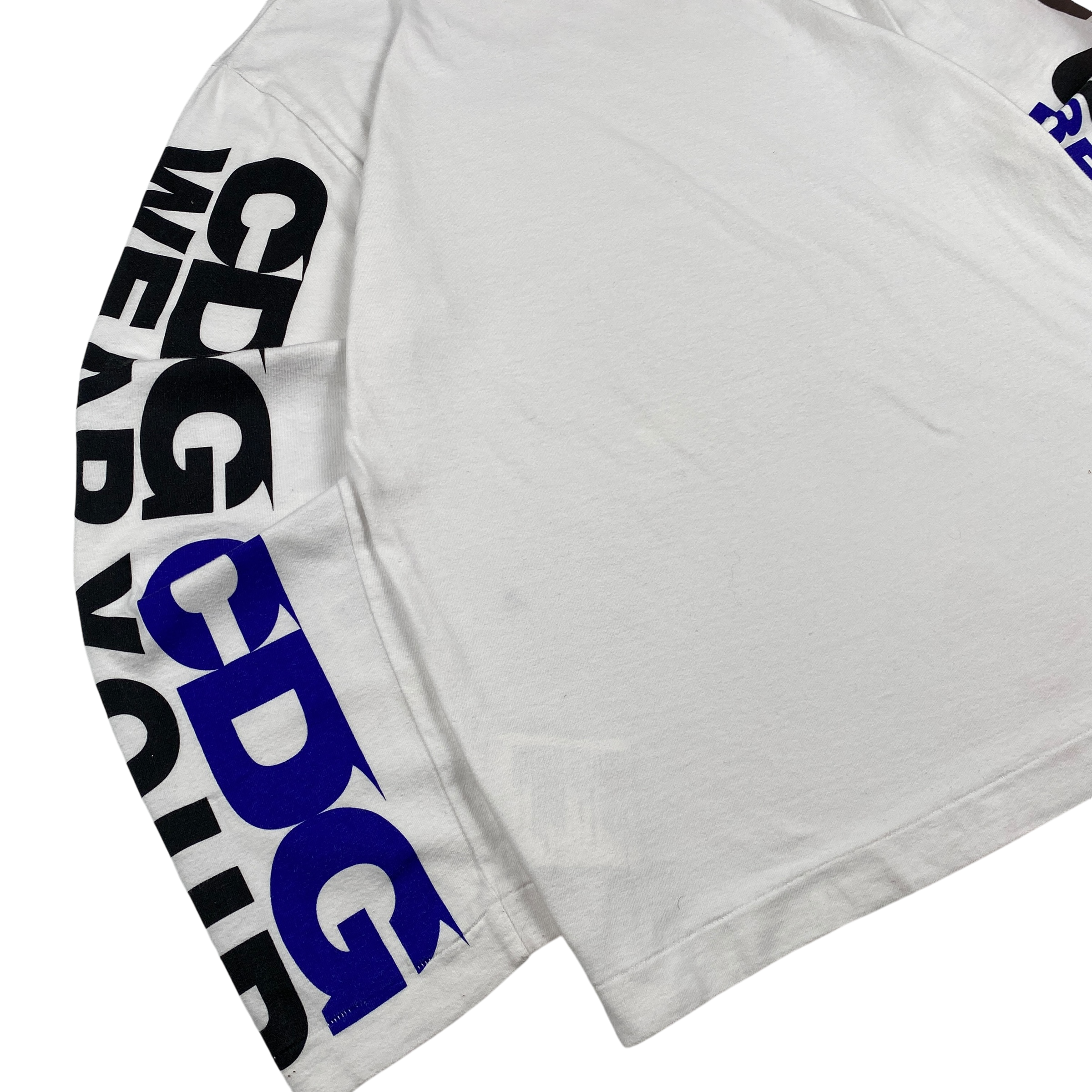 COMMEdesGARÇONS White Blue Longsleeve