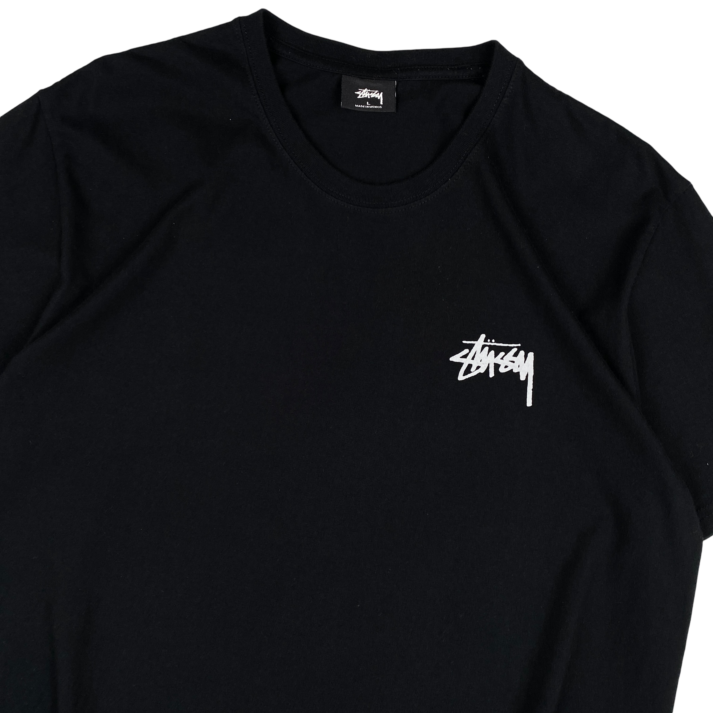 Stussy Black Surf Logo Tee