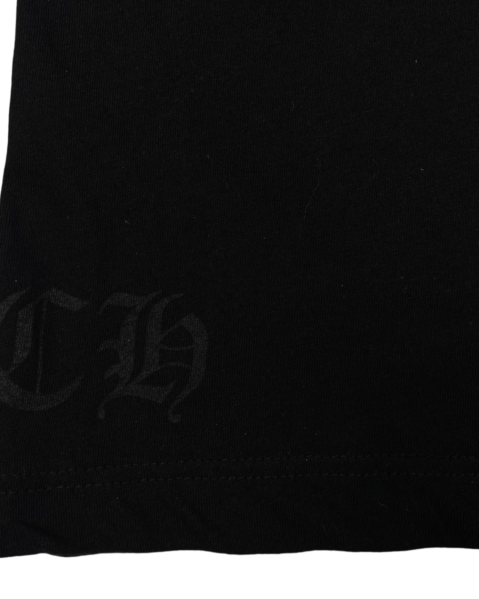 Chrome Hearts Wmns Black Tonal Logo Tee