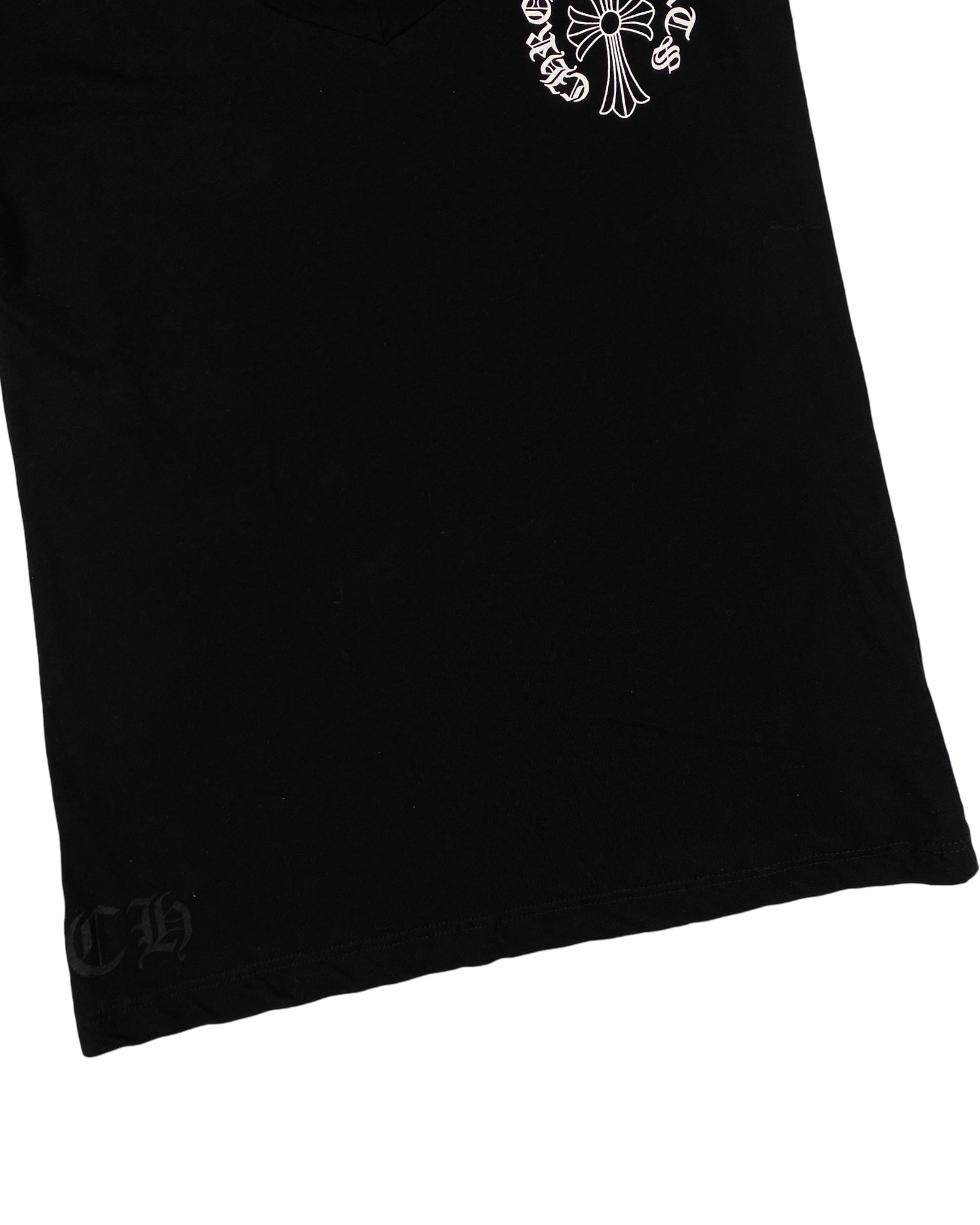 Chrome Hearts Wmns Black Tonal Logo Tee