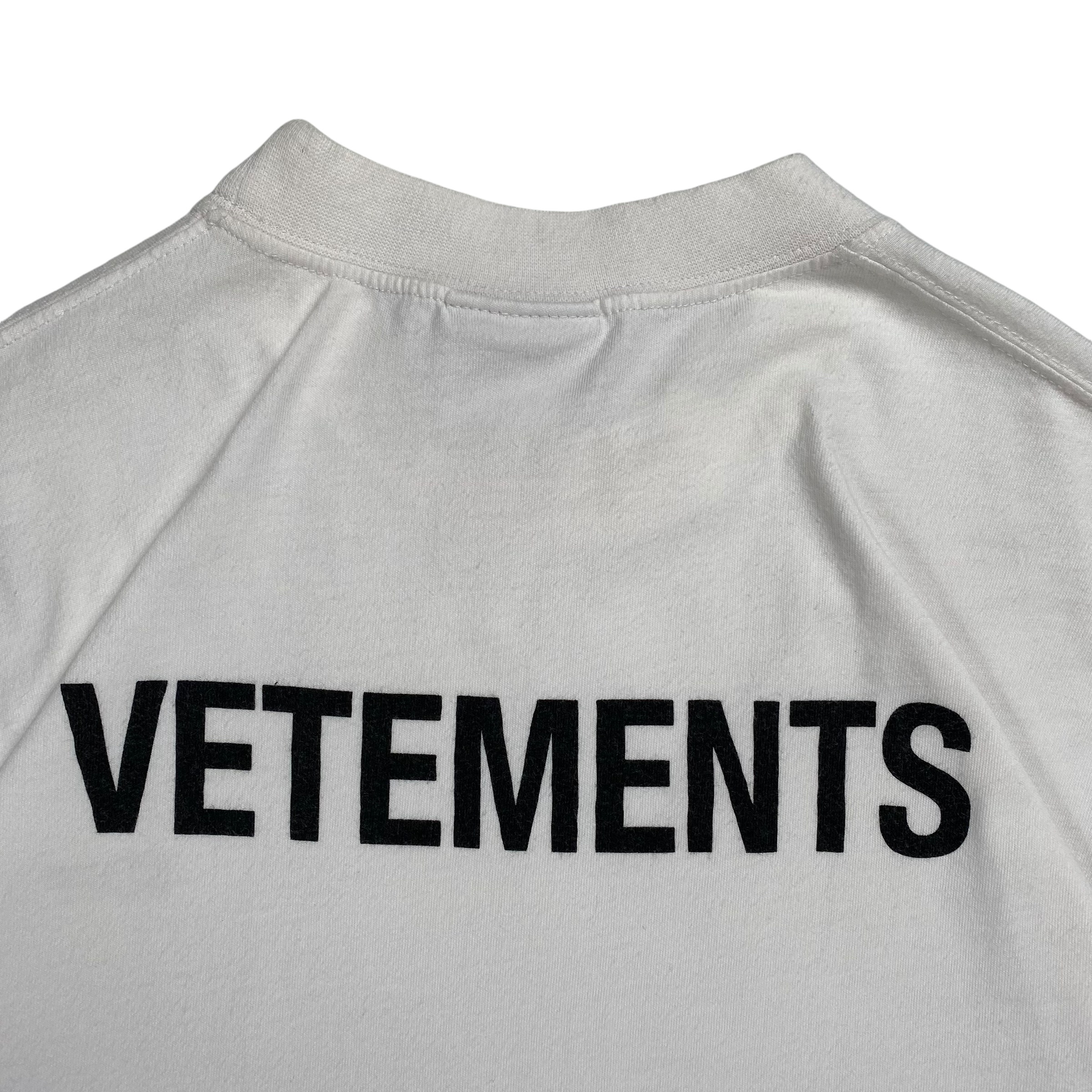 Vetements White Staff Tee