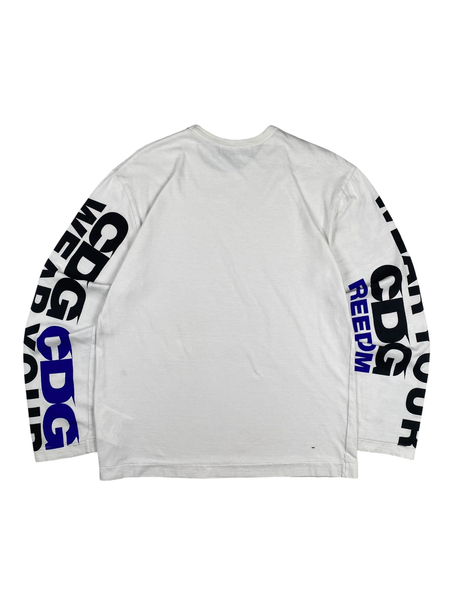 COMMEdesGARÇONS White Blue Longsleeve