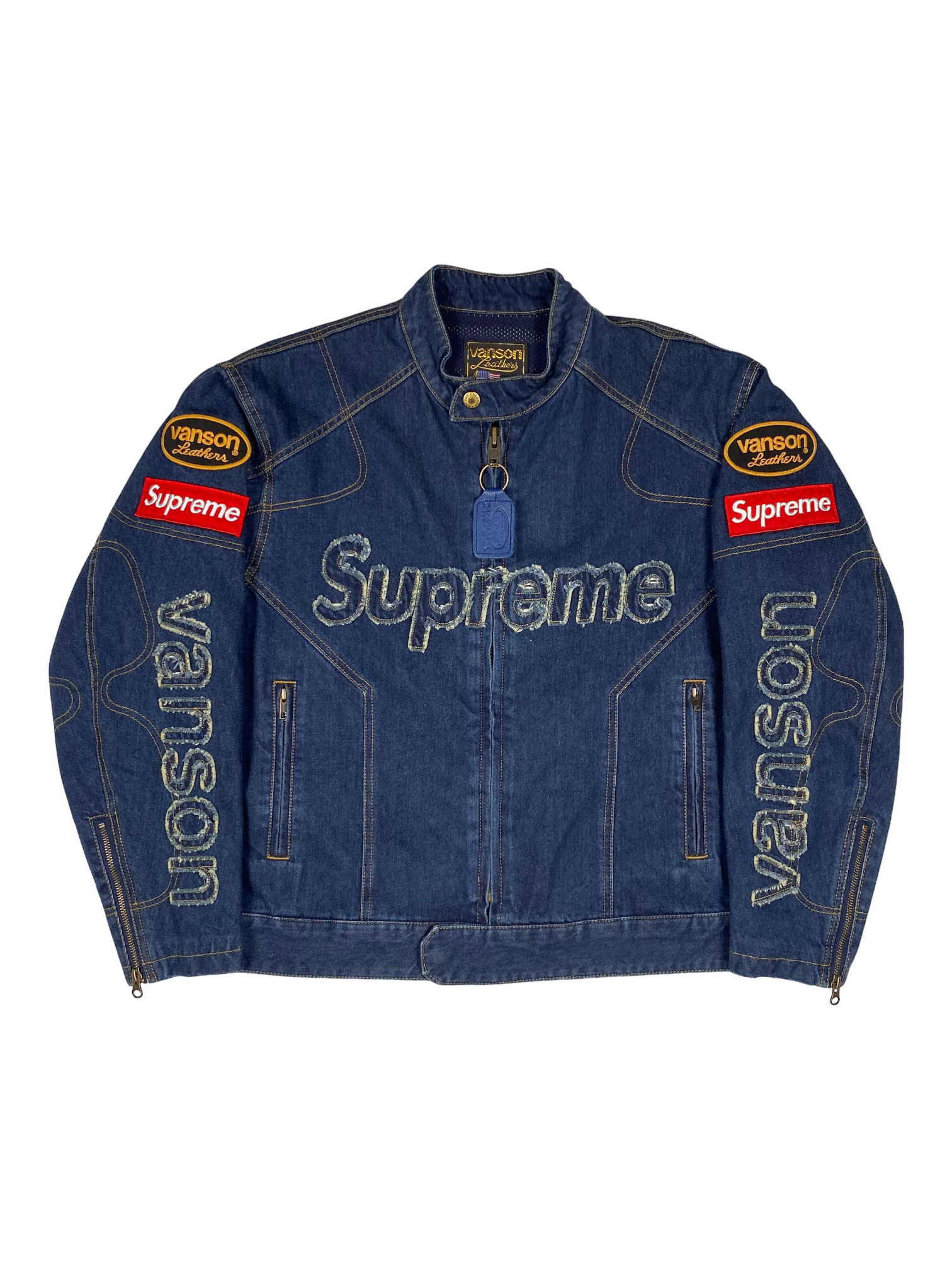 2022 Supreme x Vanson Cordura Denim Jacket