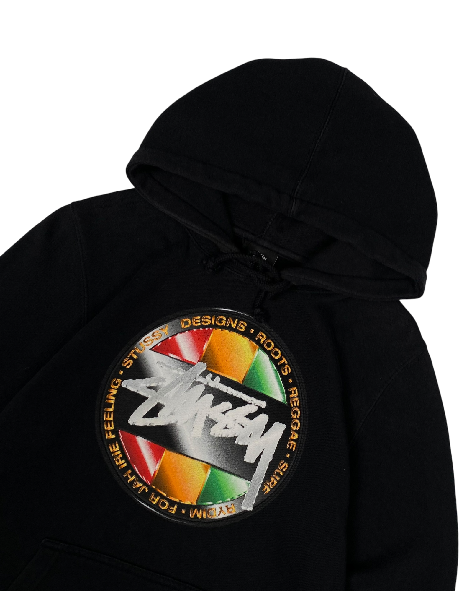 Stussy Black Design Roots Hoodie