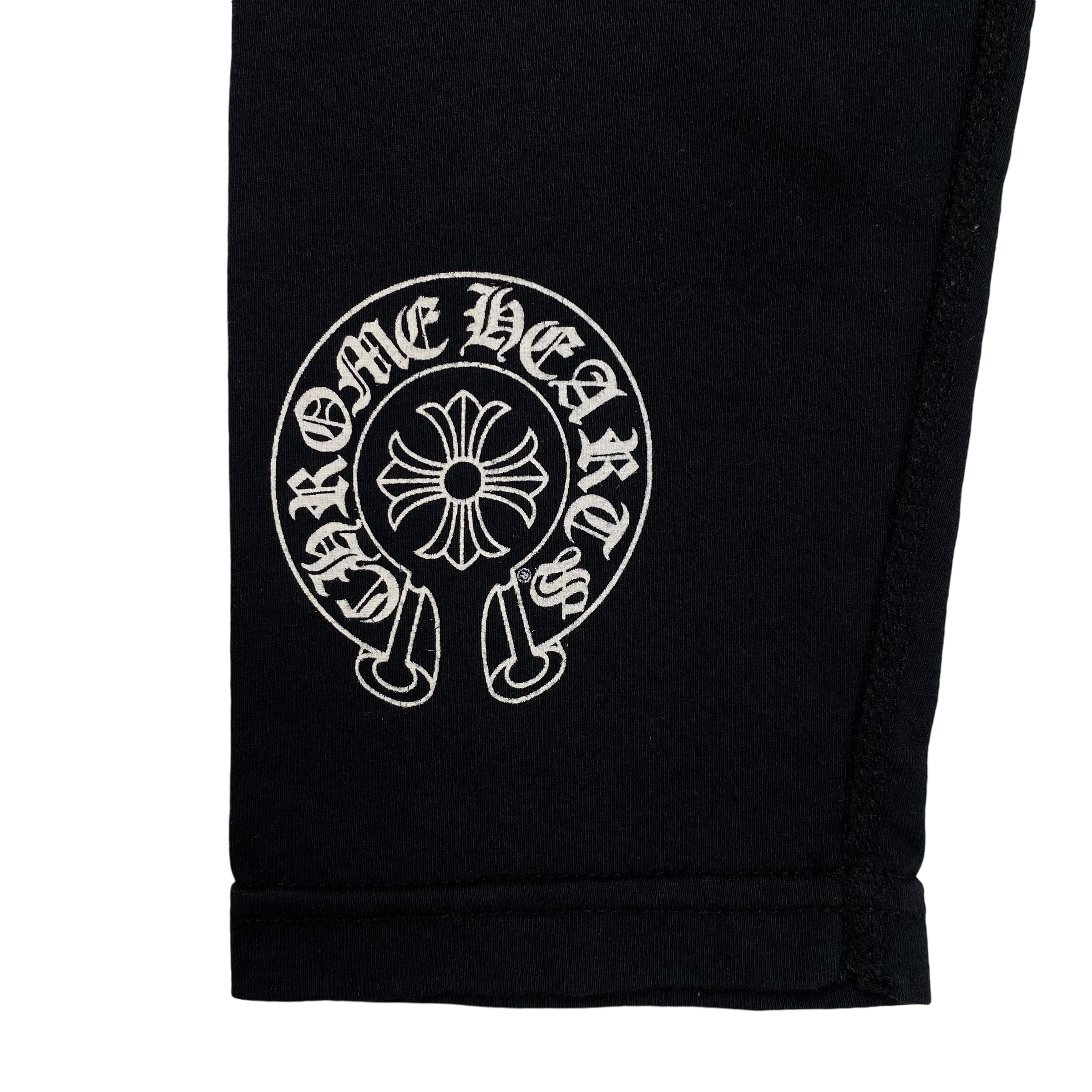 Chrome Hearts Black Horseshoe Leggings