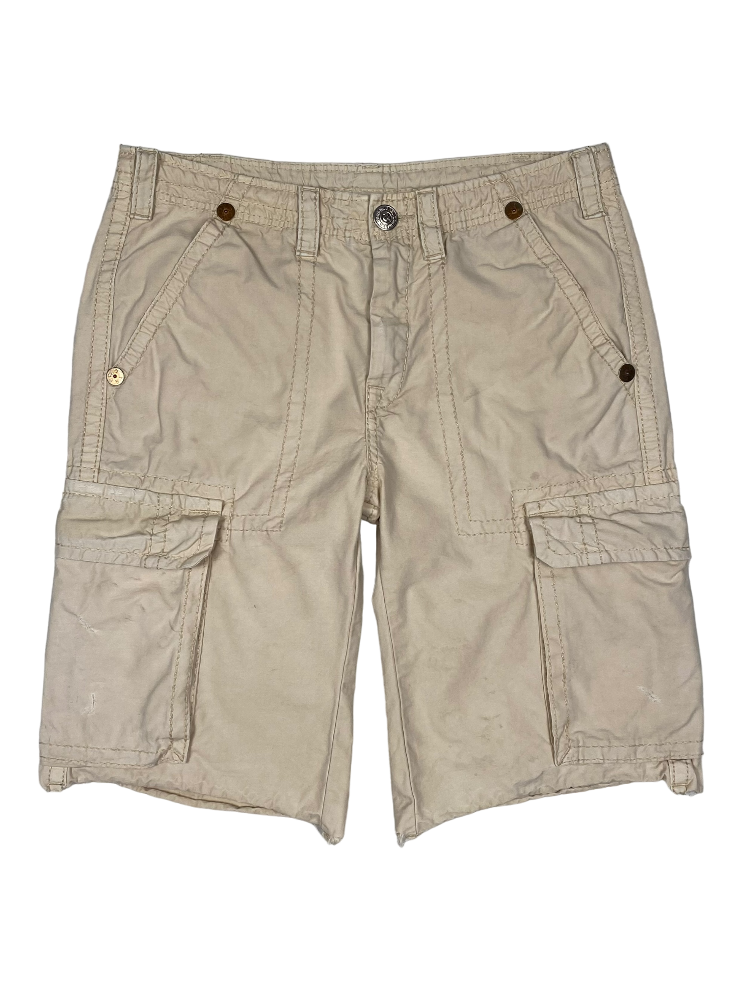 True Religion Tan Jorts