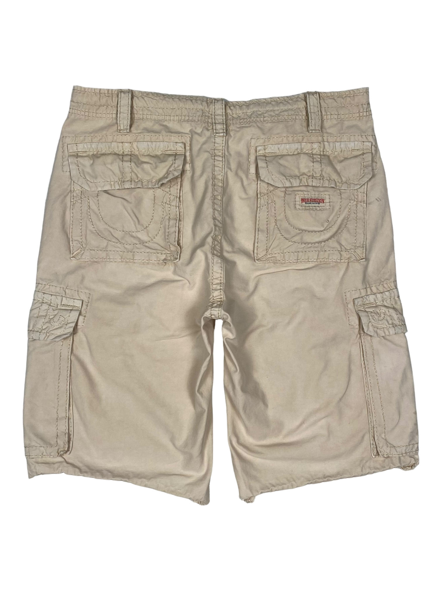 True Religion Tan Jorts