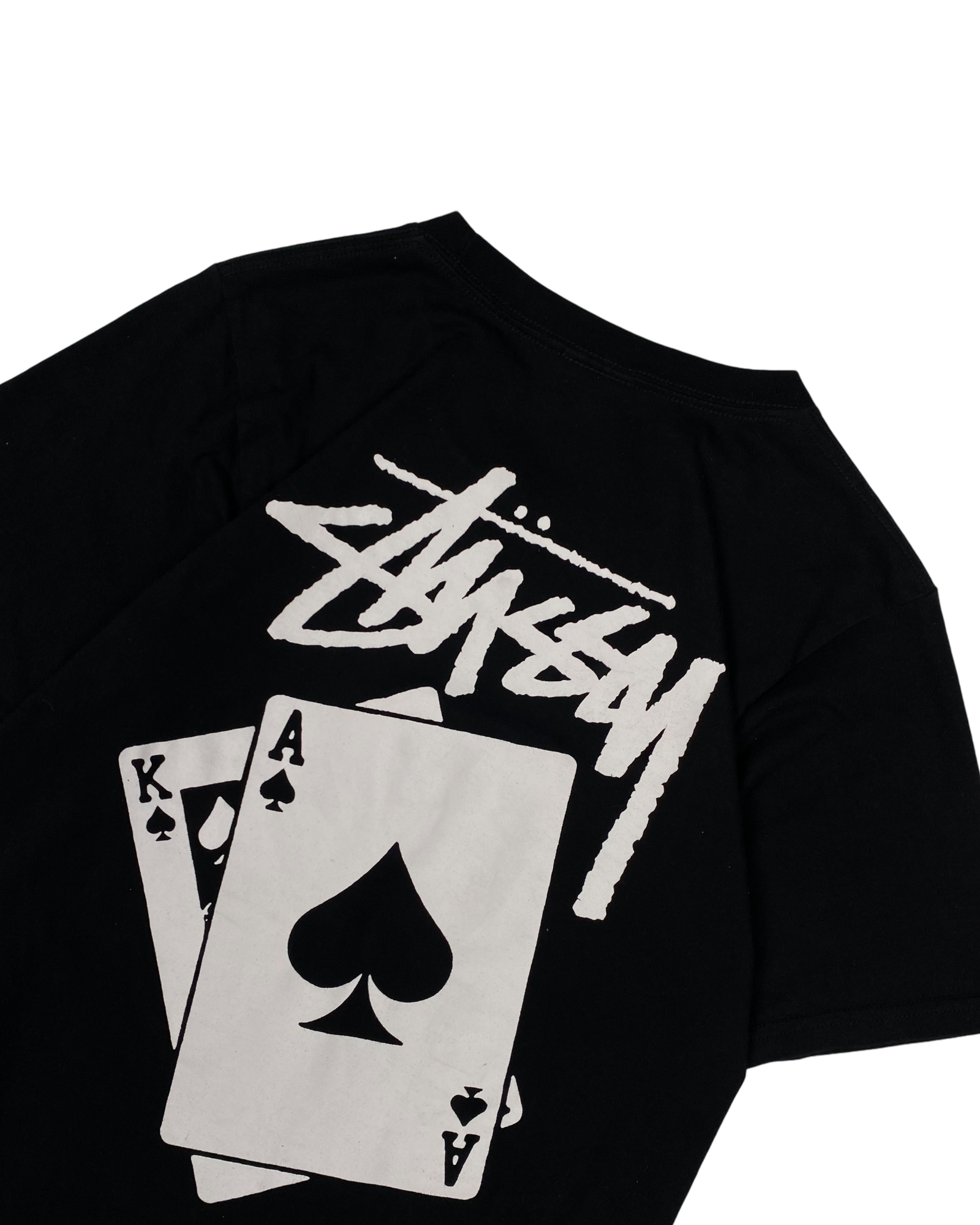 Stussy Black Dice Logo Tee