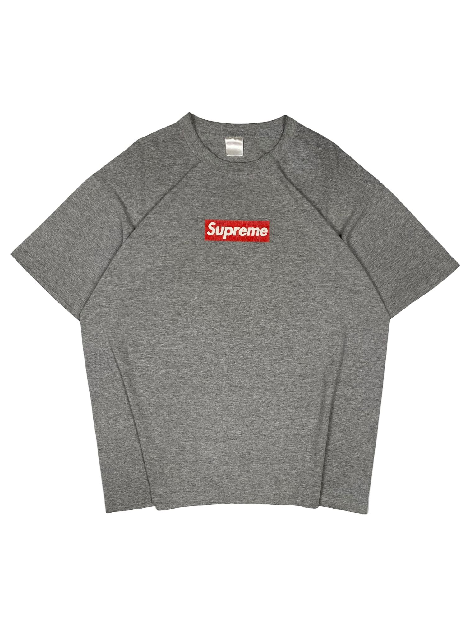 1999 Supreme Red Grey Box Logo Tee