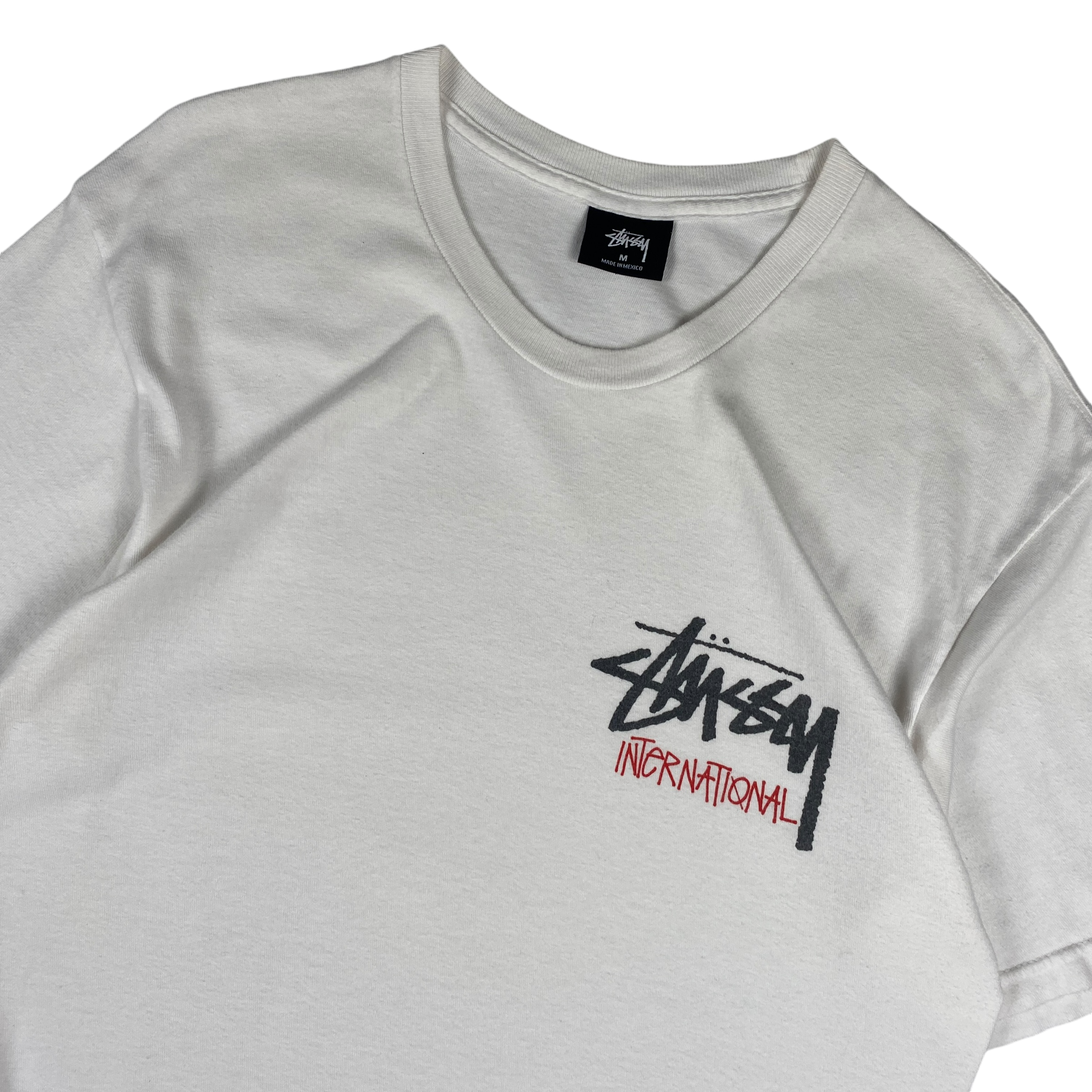 Stussy White International Logo Tee