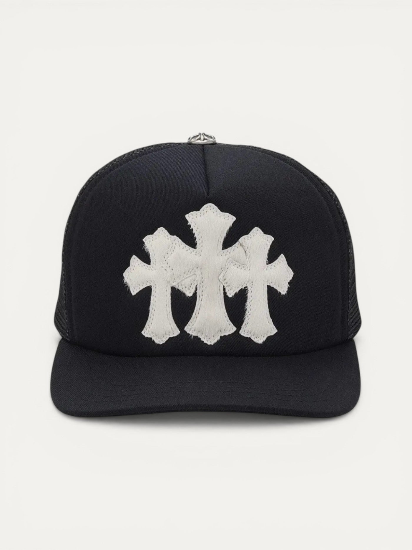 Chrome Hearts Triple Cross Cemetery Mohair Cap