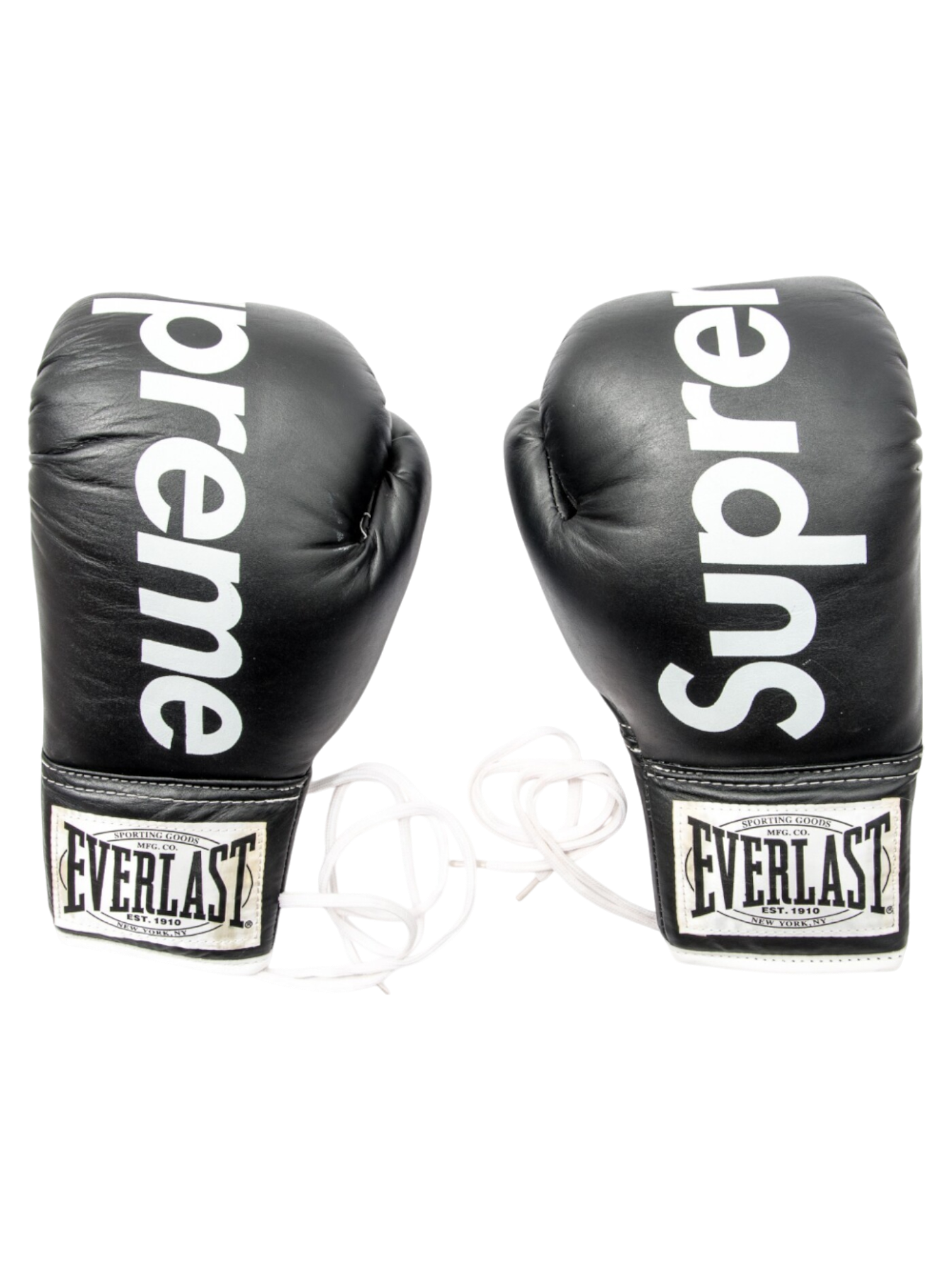 2008 Supreme Everlast Black Boxing Gloves