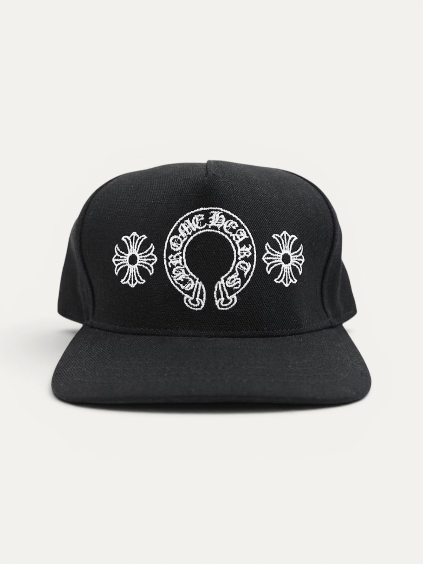 Chrome Hearts Horseshoe Denim Baseball Black Cap