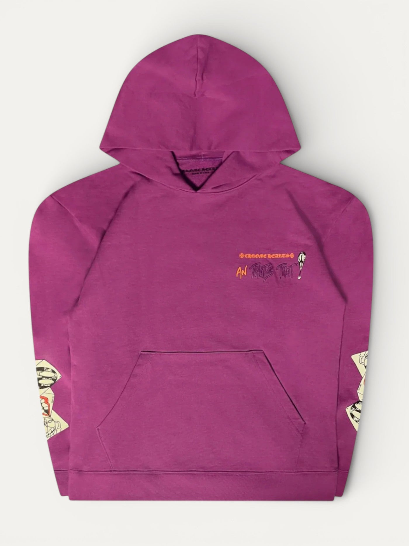 Chrome Hearts Matty Boy I Want More Not Less Purple Hoodie