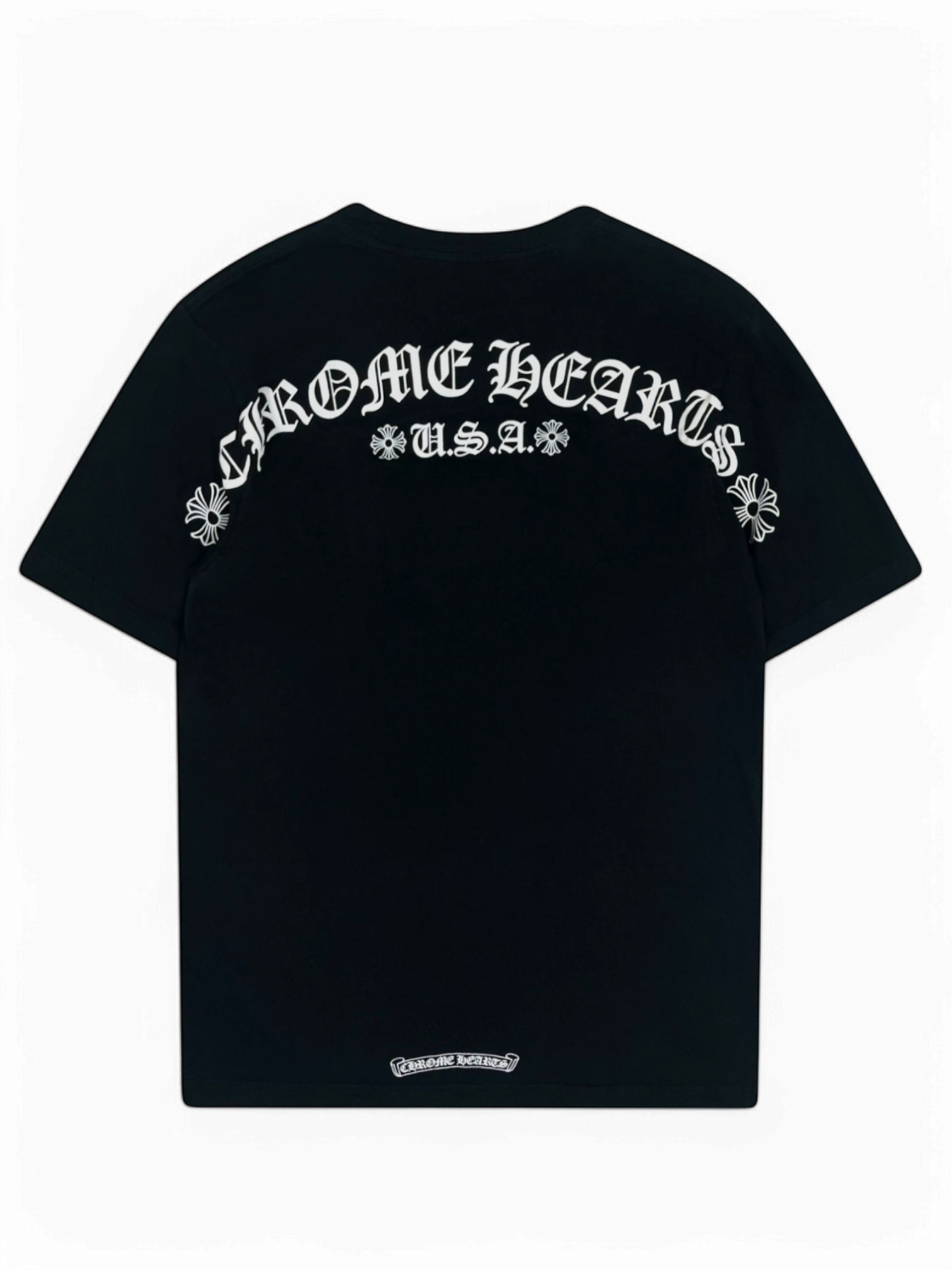 Chrome Hearts Black Old English Logo Tee